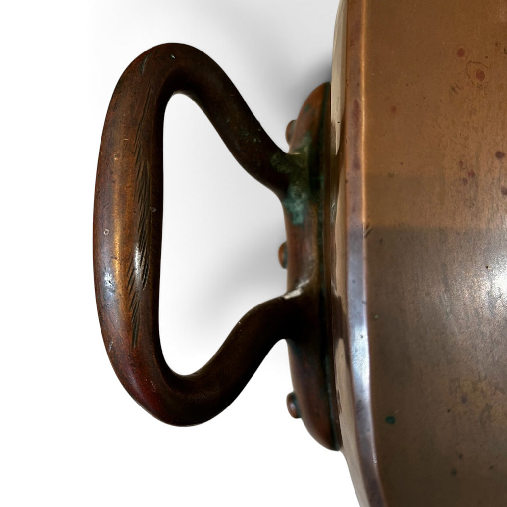 Ancienne daubière de marque Dehillerin en cuivre étamé vers 1900