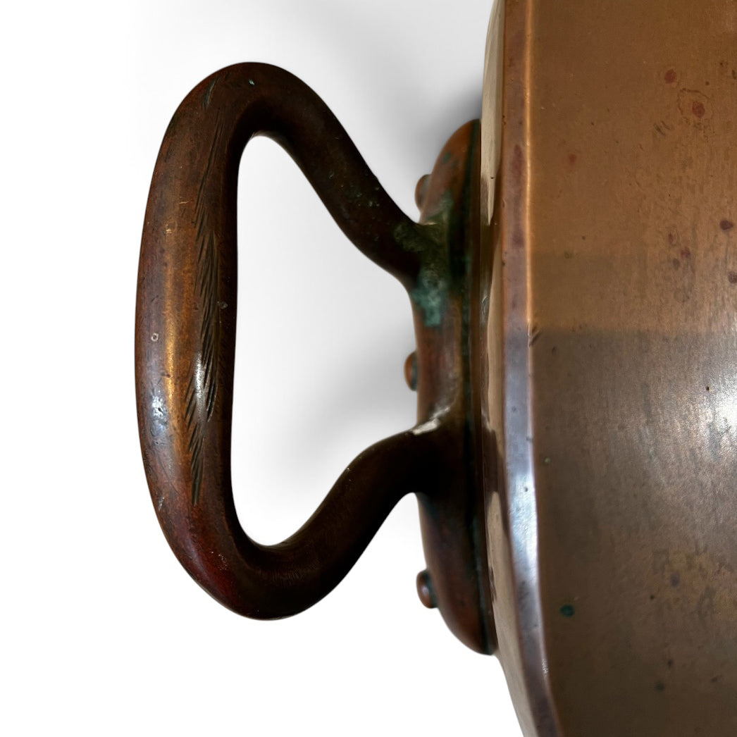 Ancienne daubière de marque Dehillerin en cuivre étamé vers 1900