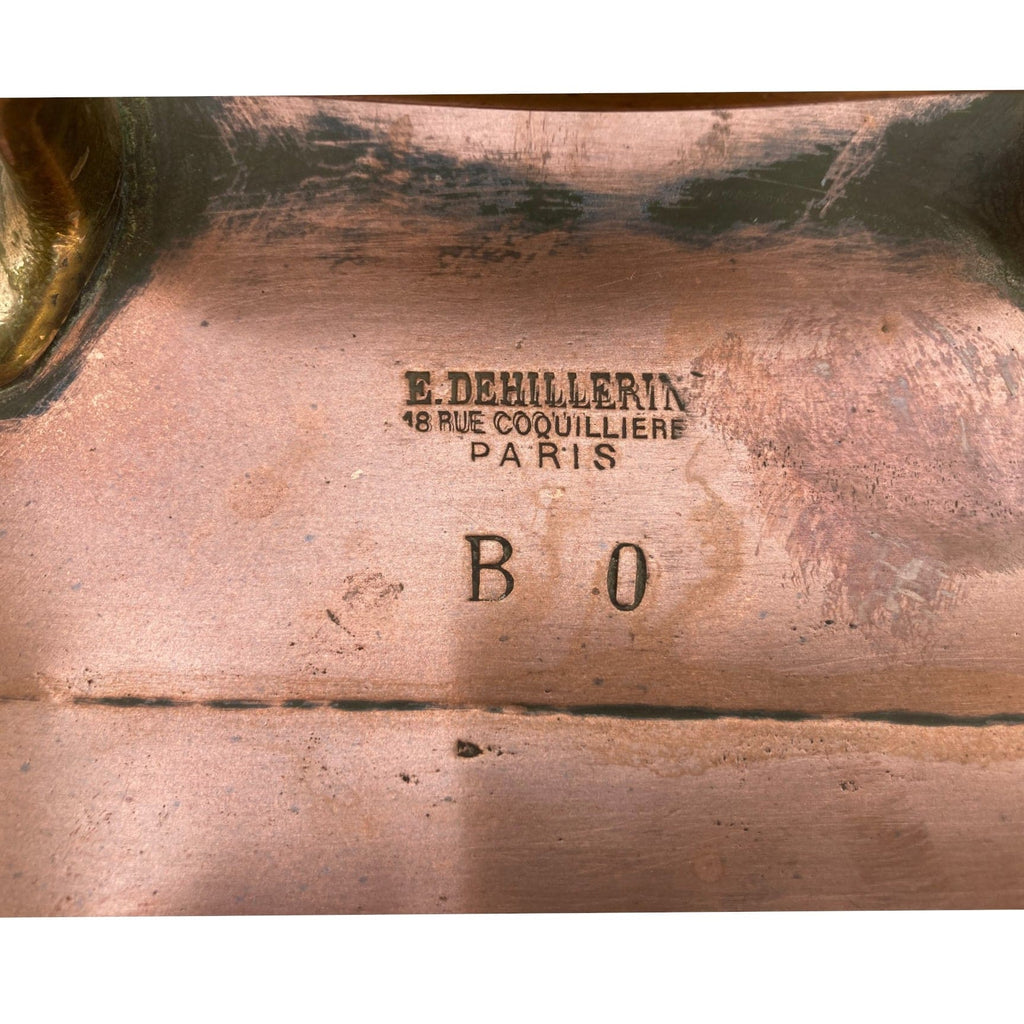 Dehillerin daubière cuivre étamé vers 1920