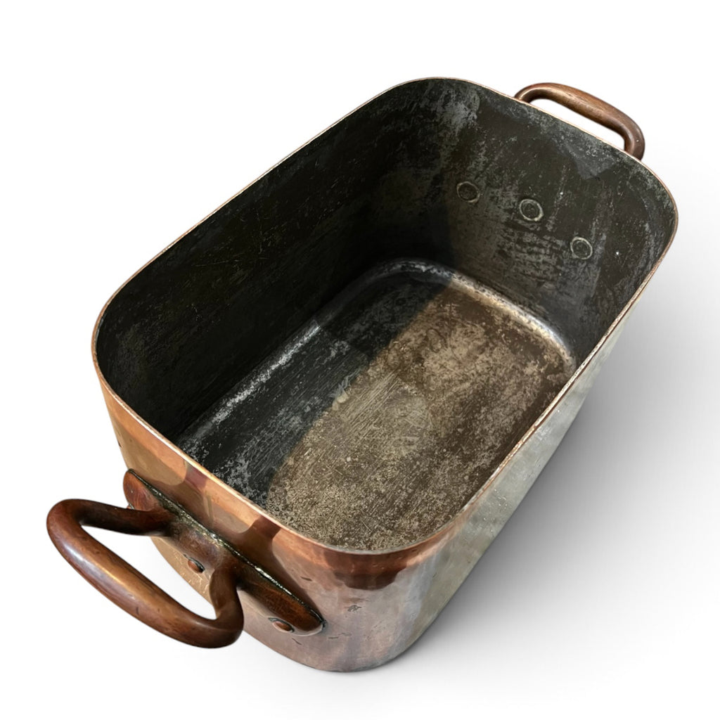 Ancienne daubière de marque Dehillerin en cuivre étamé vers 1900