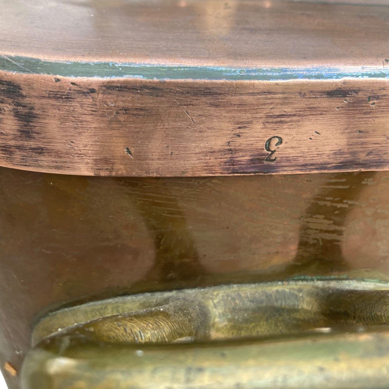 Dehillerin daubière cuivre étamé vers 1920