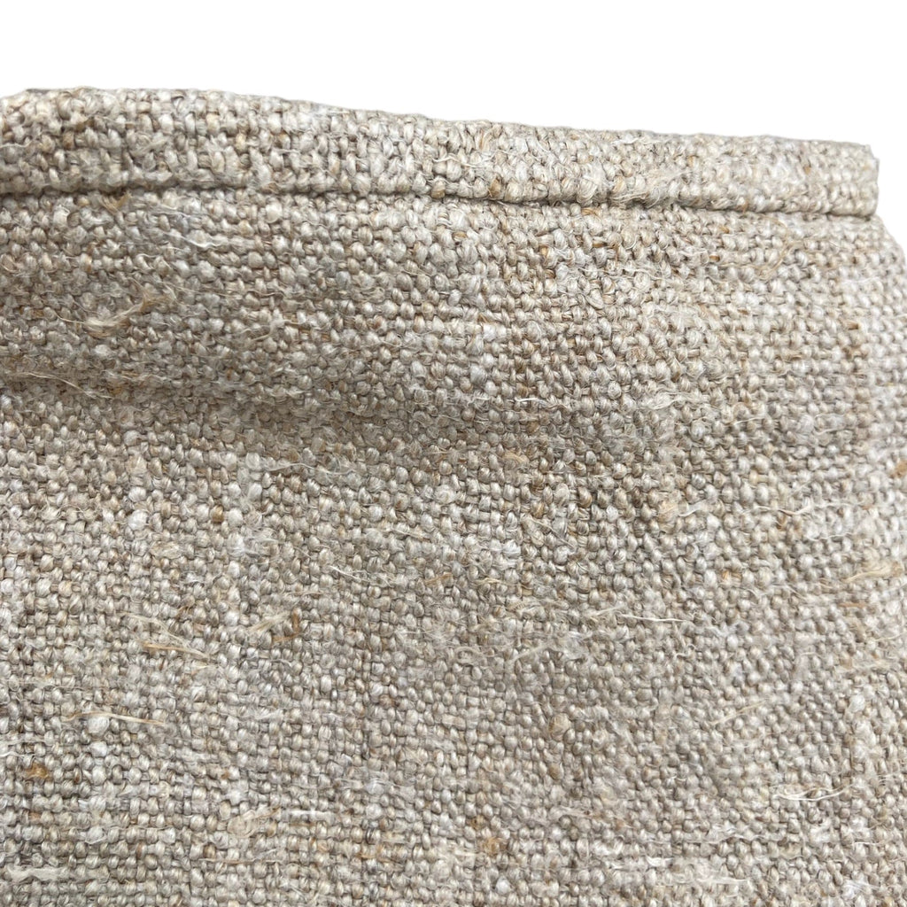 Ancien drap en chanvre naturel  XIXe.