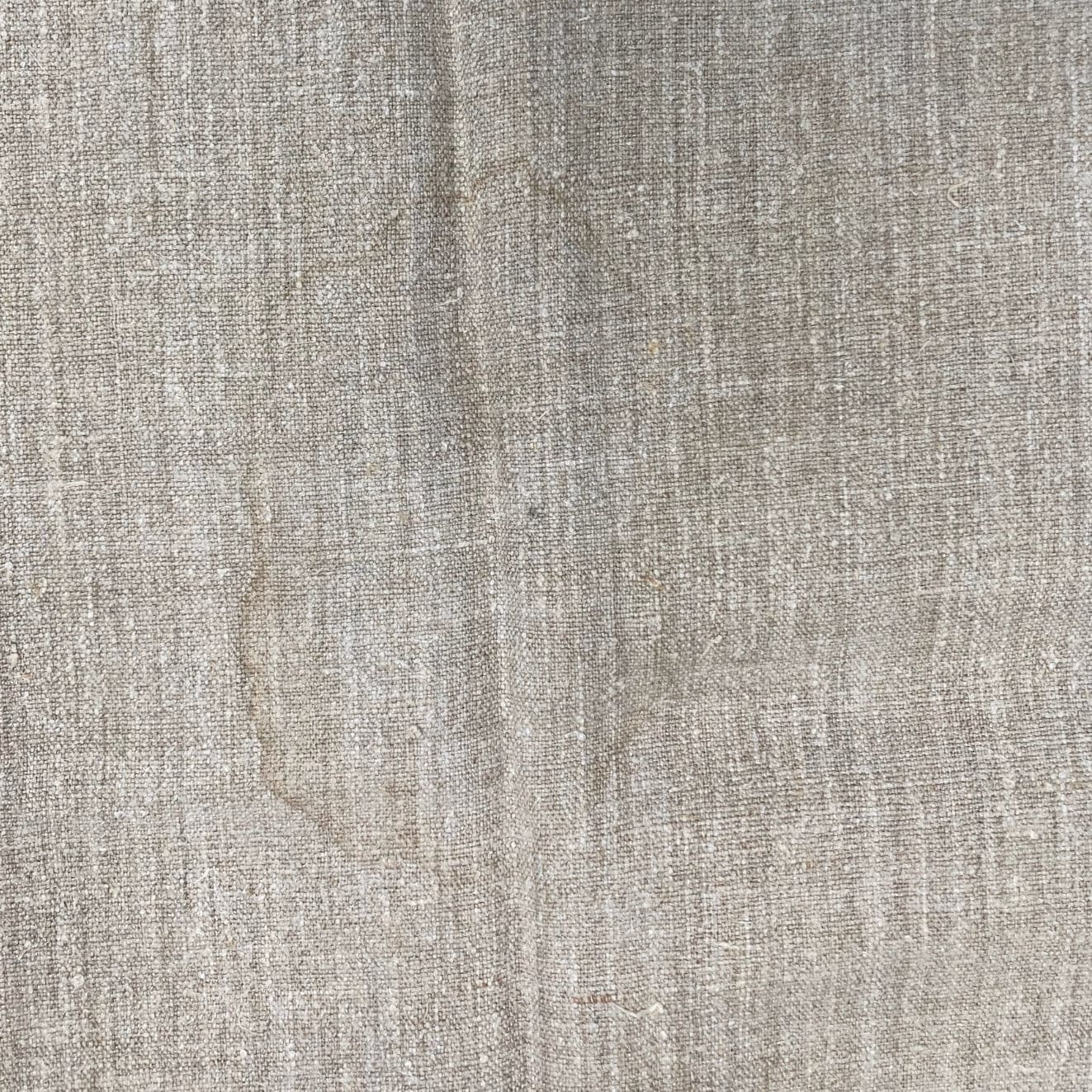 Ancien drap en chanvre naturel  XIXe.