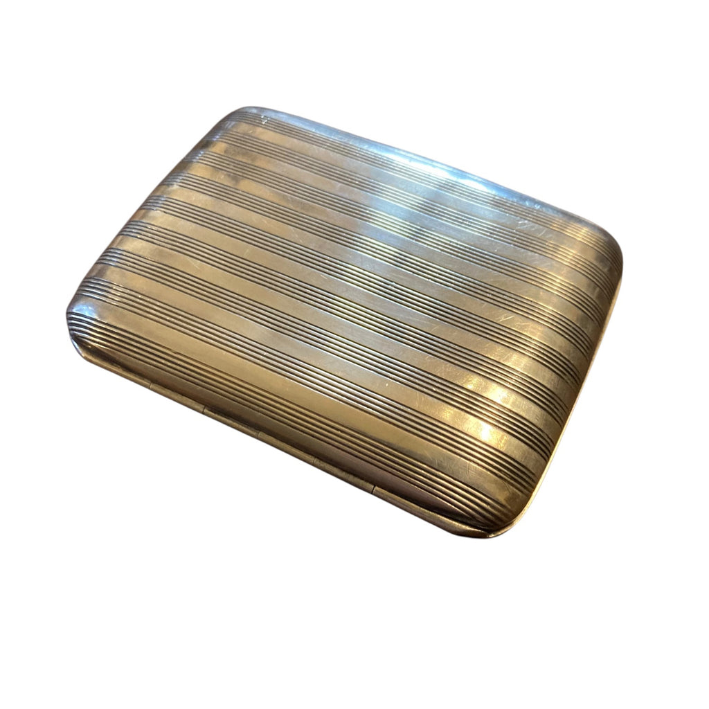 étui à cigarette Art-Déco en argent massif