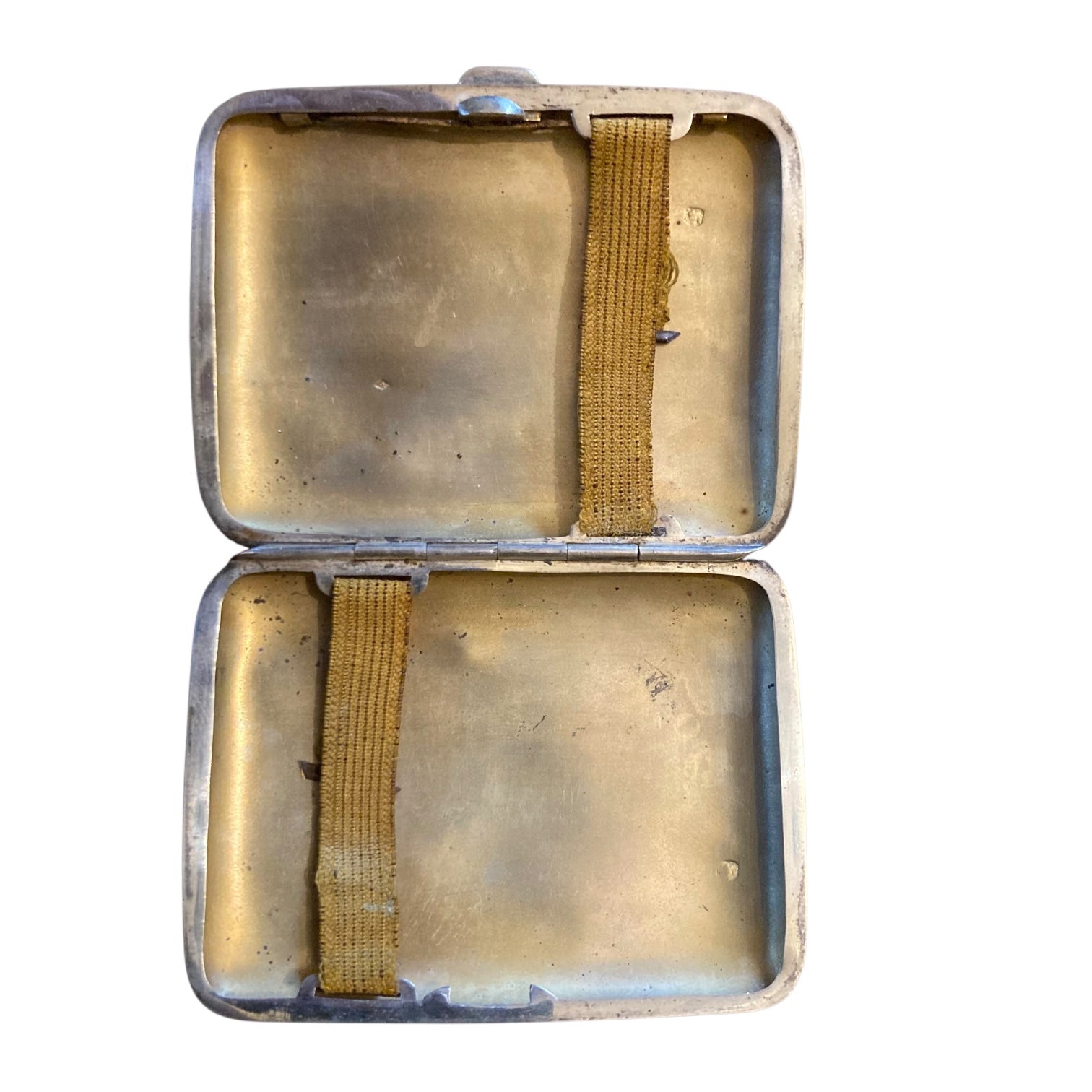 étui à cigarette Art-Déco en argent massif