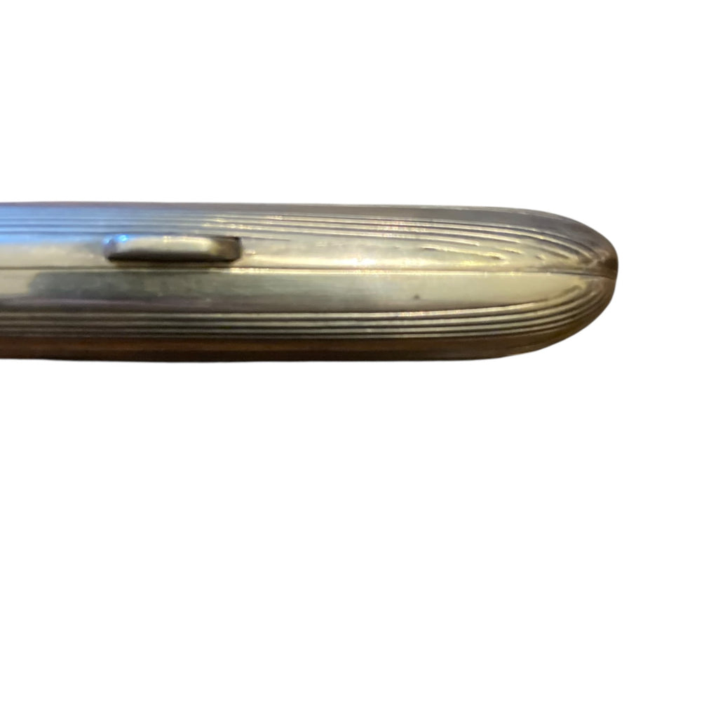 étui à cigarette Art-Déco en argent massif