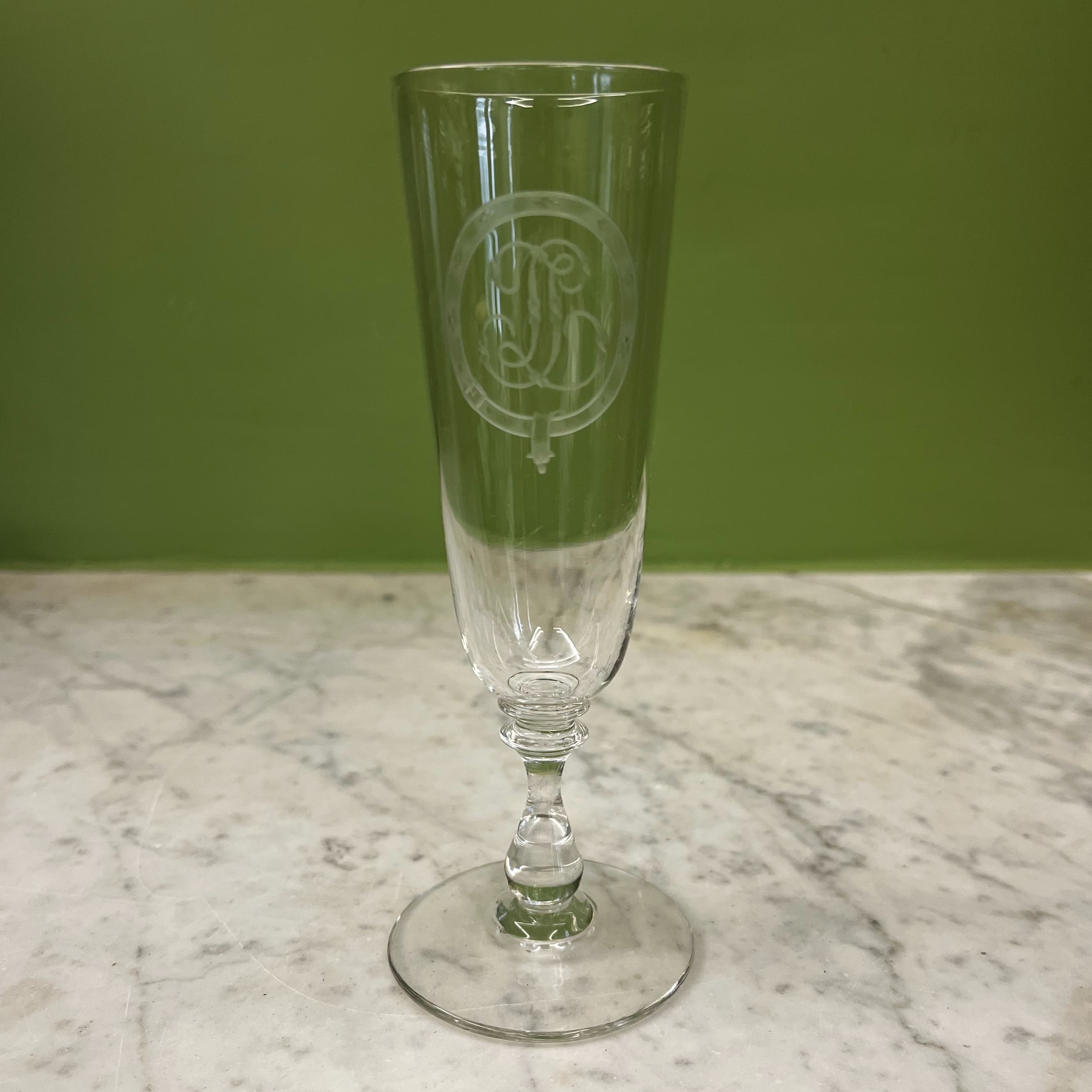 Flûte de mariage en cristal de Baccarat