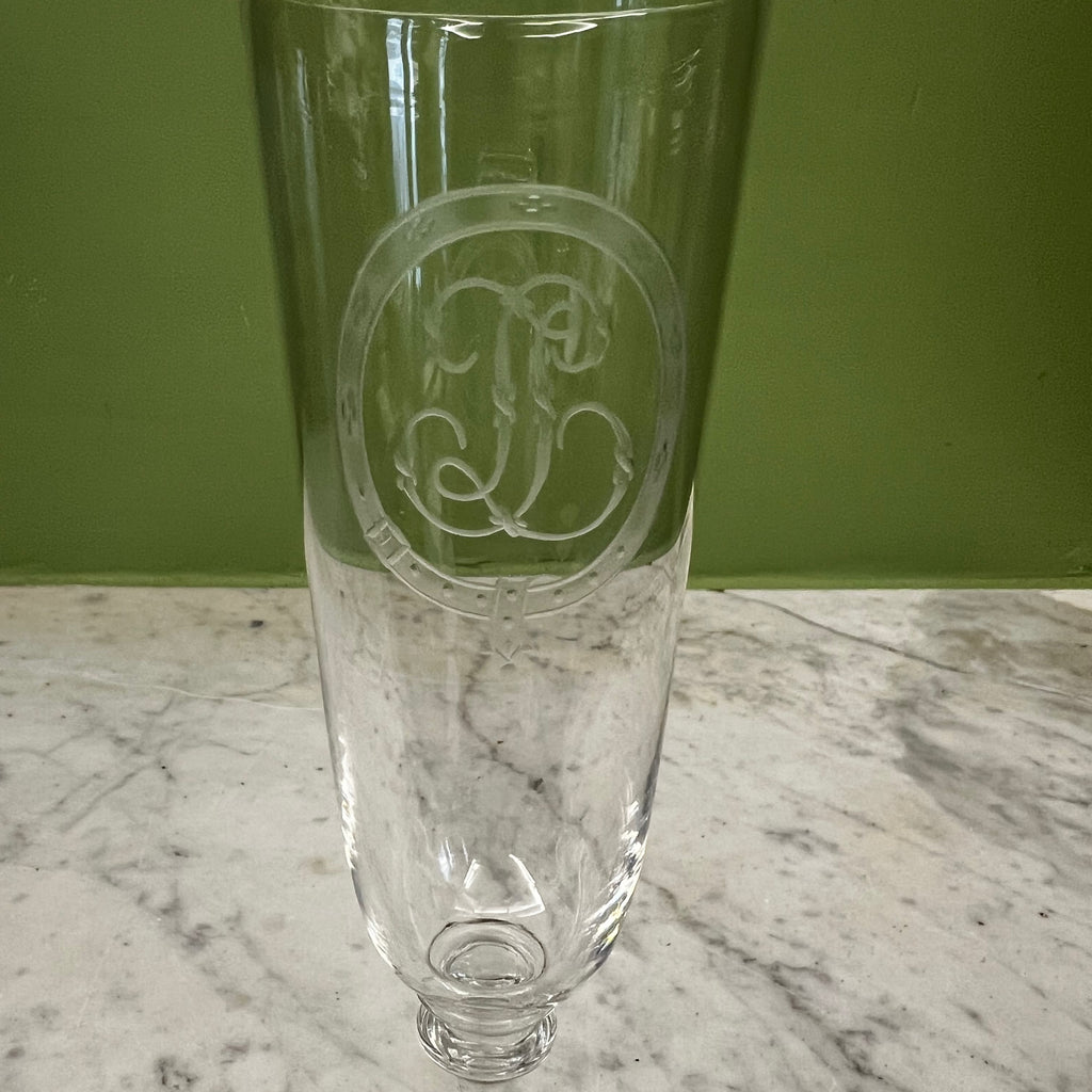 Flûte de mariage en cristal de Baccarat