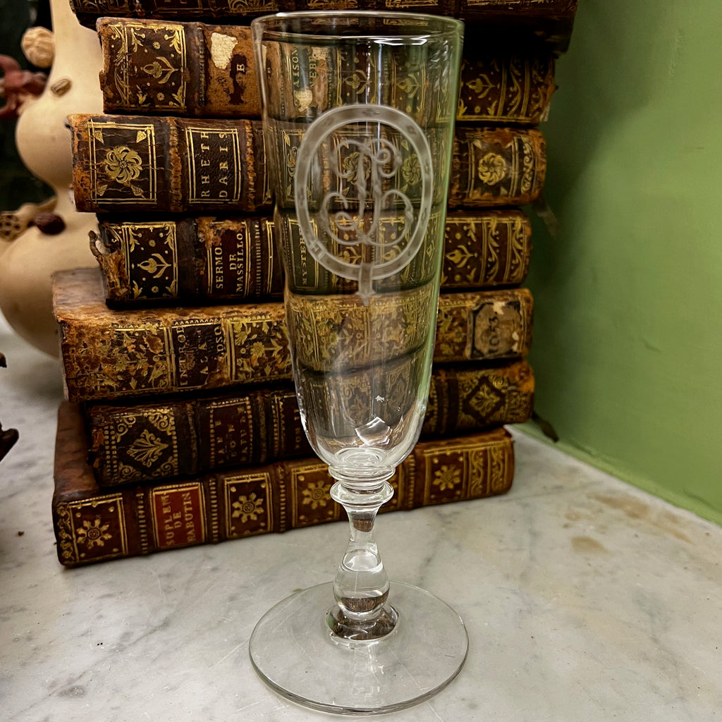 Flûte de mariage en cristal de Baccarat
