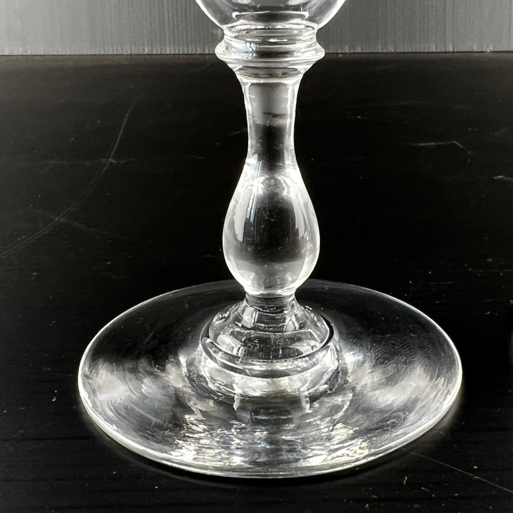 Paire de flûtes à champagne du Marquis d' Arcangues en cristal de Baccarat