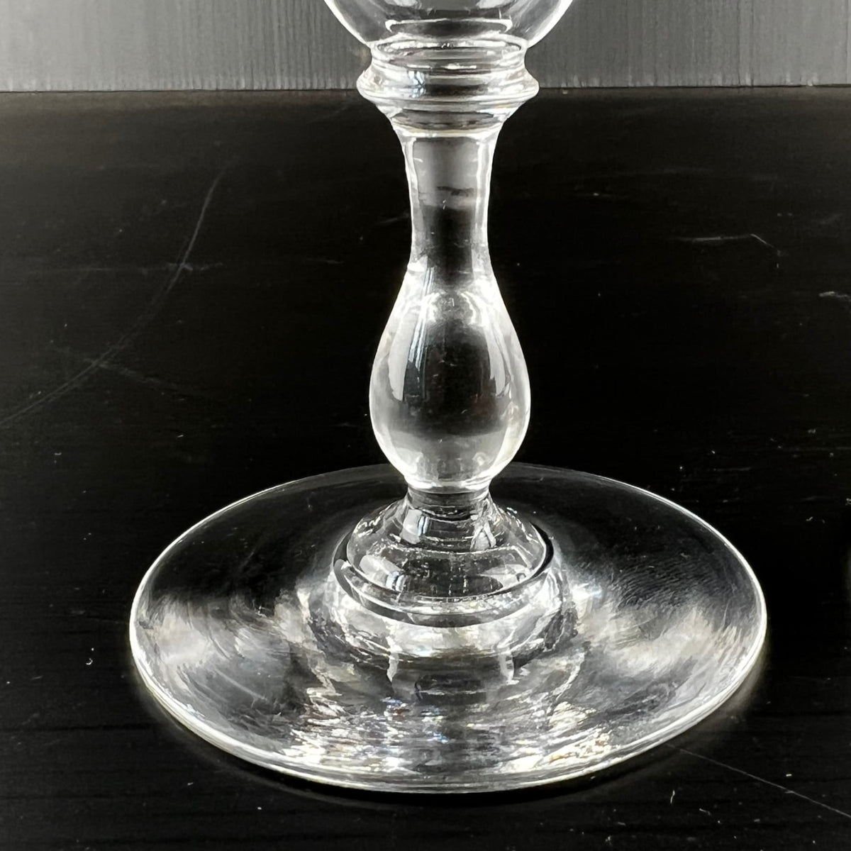 Paire de flûtes à champagne du Marquis d' Arcangues en cristal de Baccarat