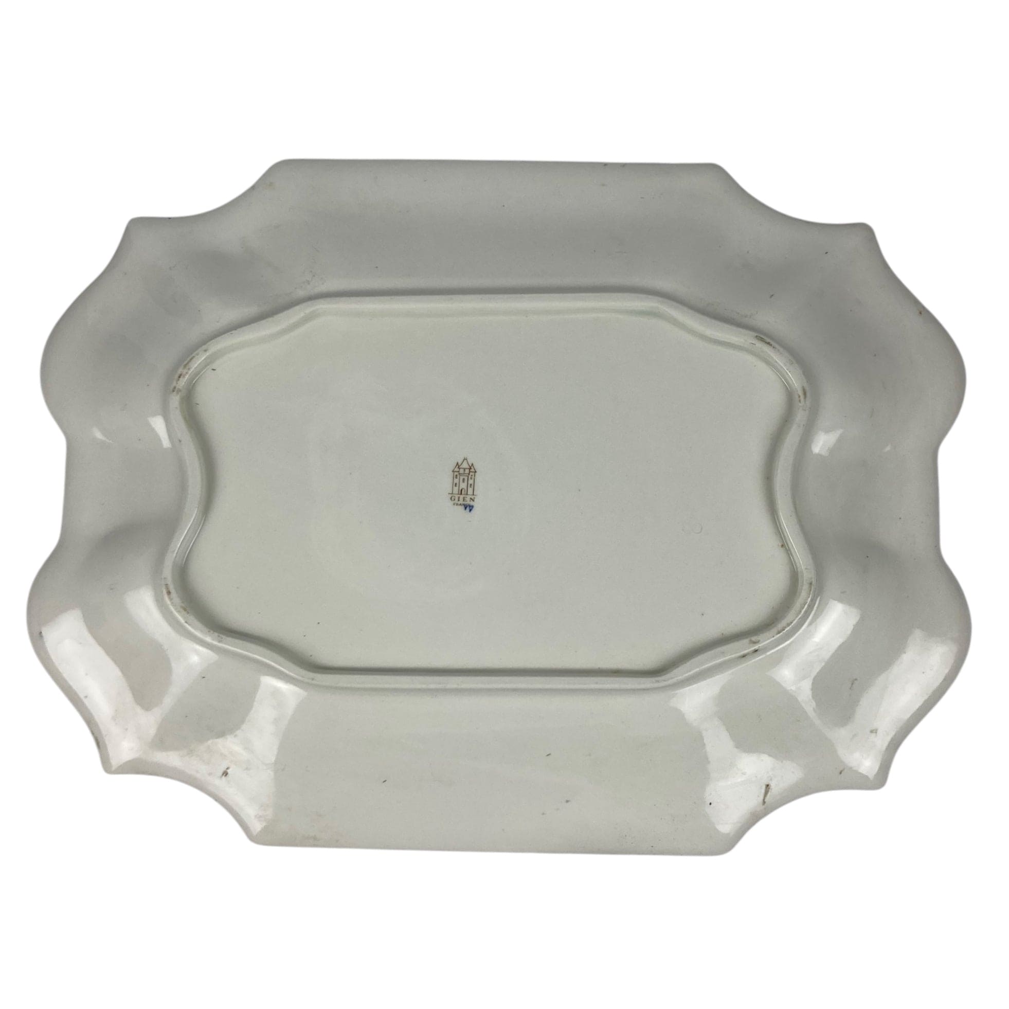 Soupière et plateau LXV décor pivoines de Gien