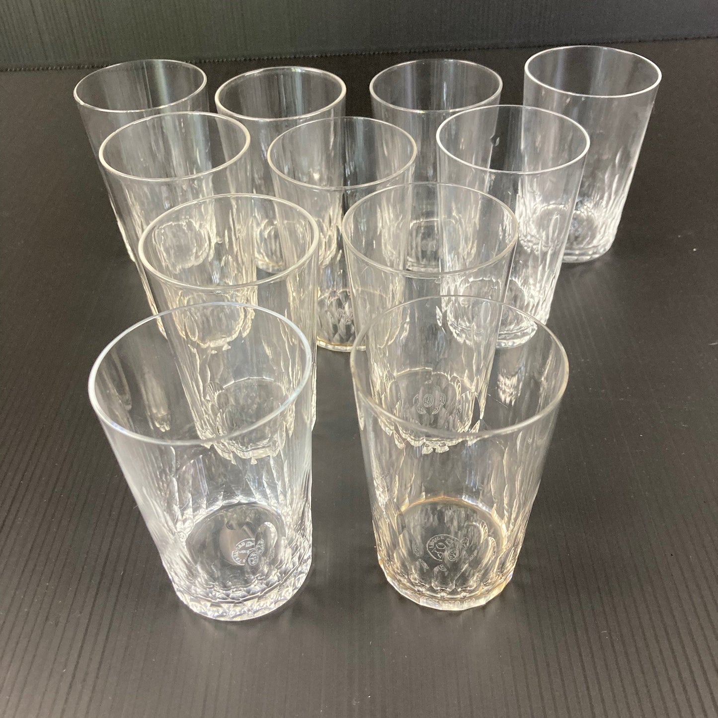 Baccarat richelieu 11 grandes copas antiguas de cristal tallado