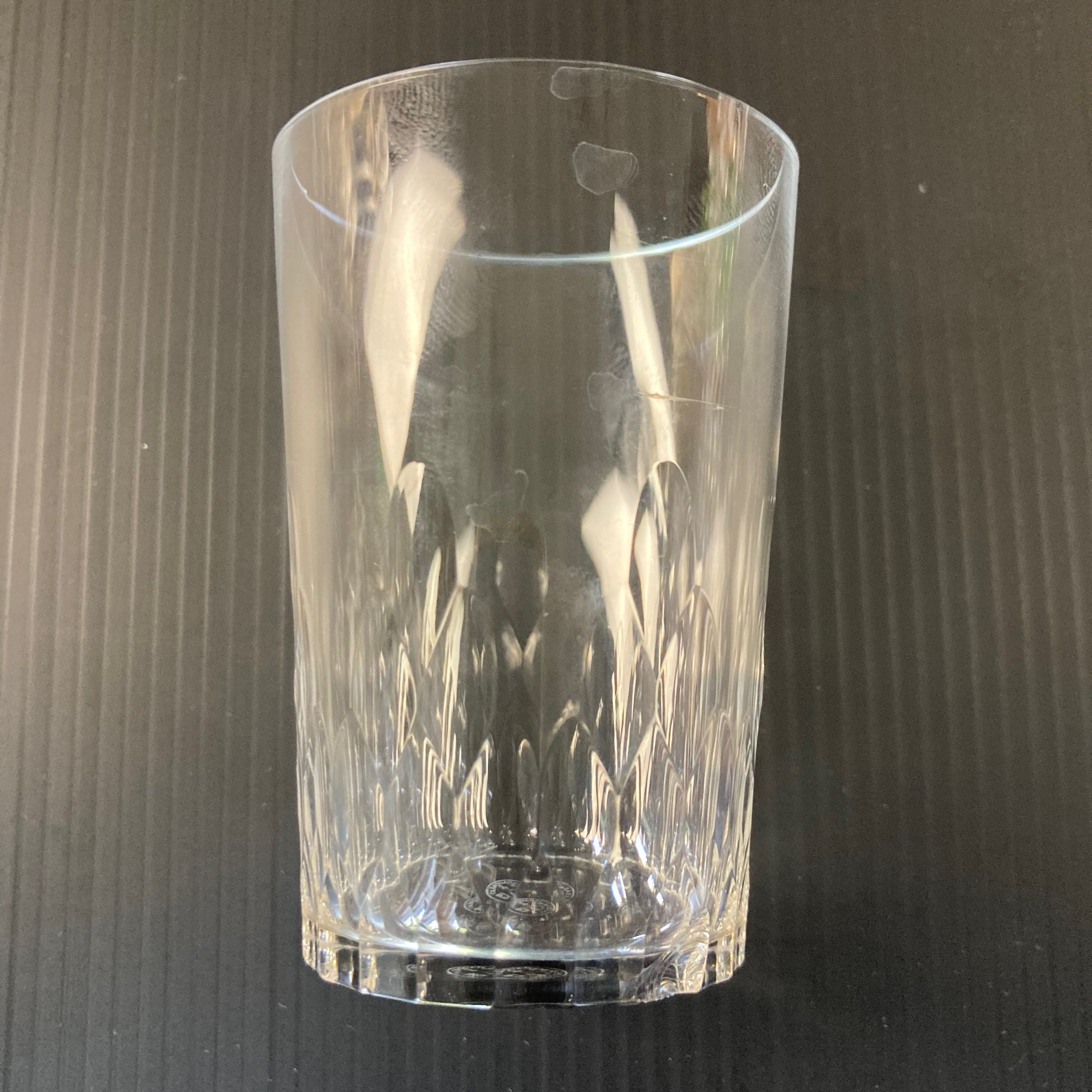 Baccarat richelieu 10 grandi bicchieri d'epoca in cristallo tagliato