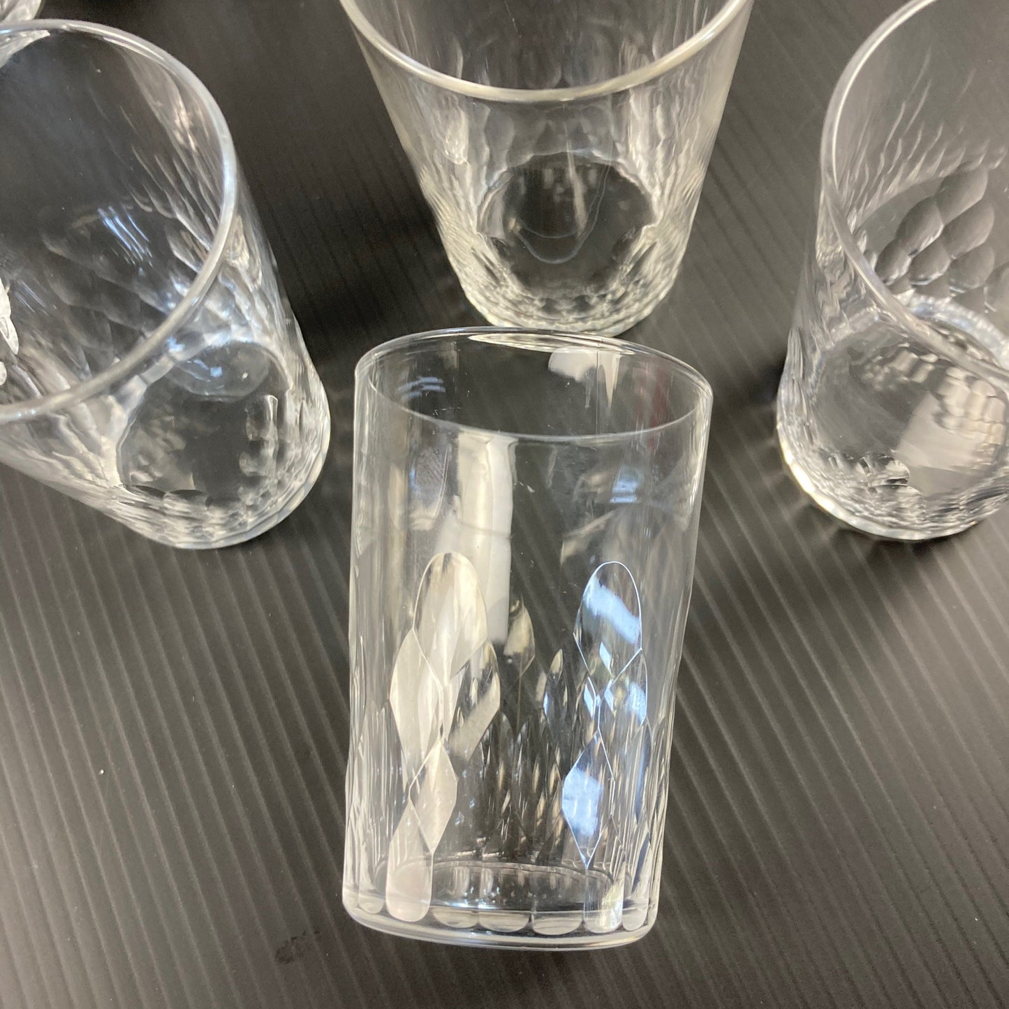 10 gobelets ancien en cristal de Baccarat