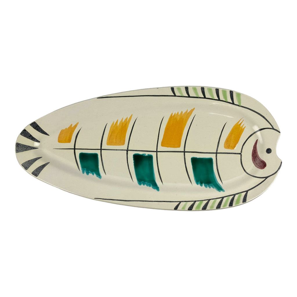 Gabriel Fourmaintraux plat a poisson en céramique