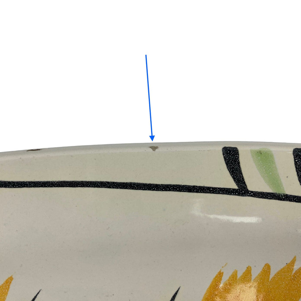 Gabriel Fourmaintraux plat a poisson en céramique