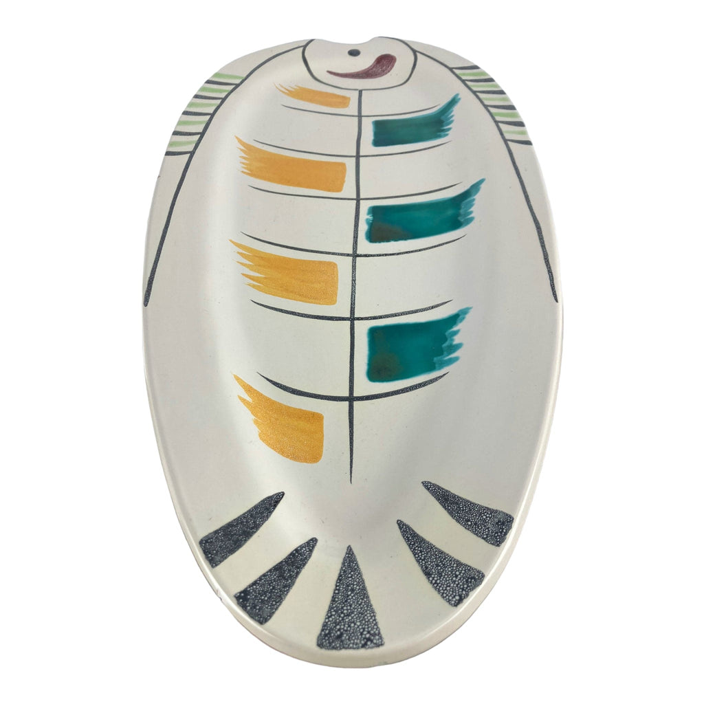 Gabriel Fourmaintraux plat a poisson en céramique