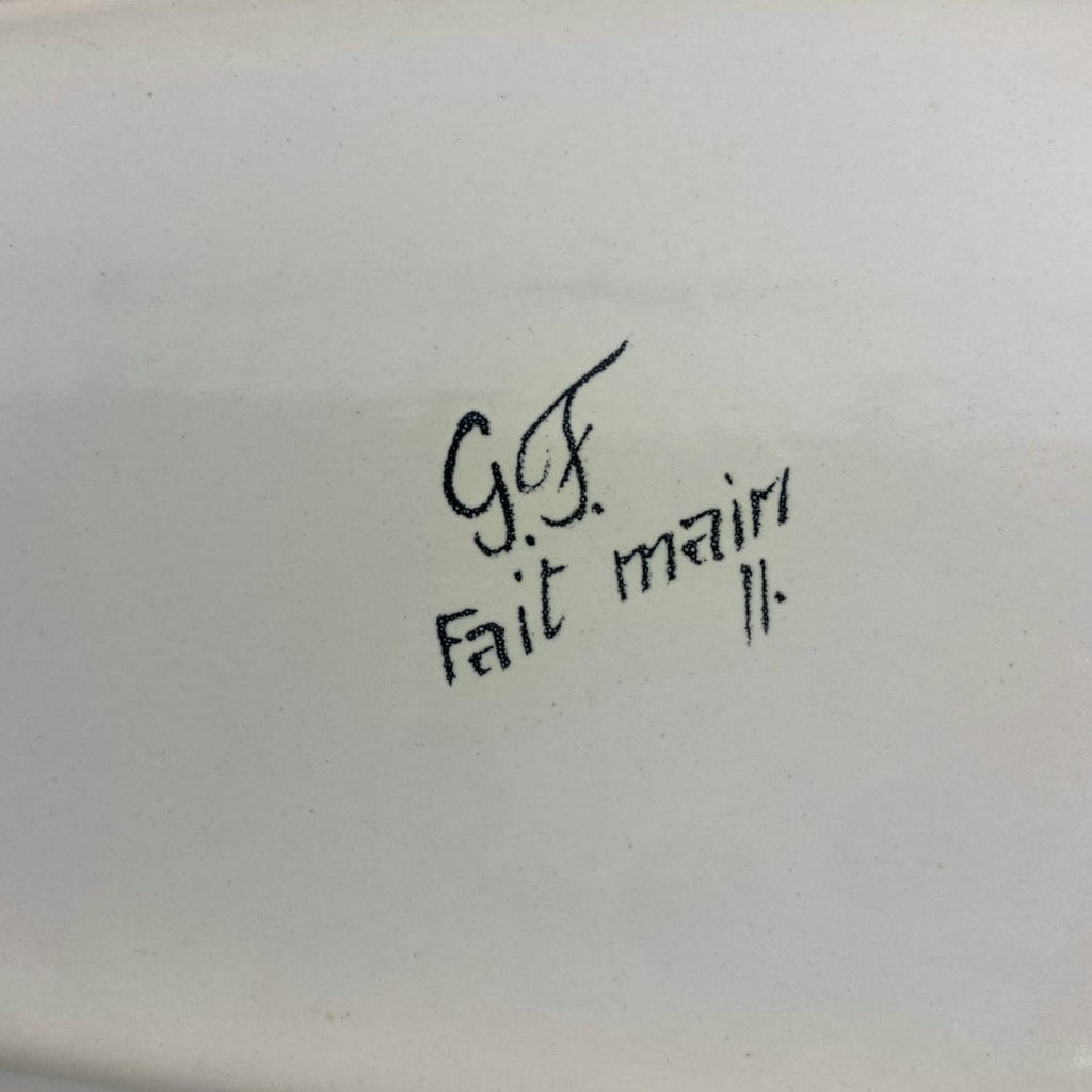 Gabriel Fourmaintraux plat a poisson en céramique