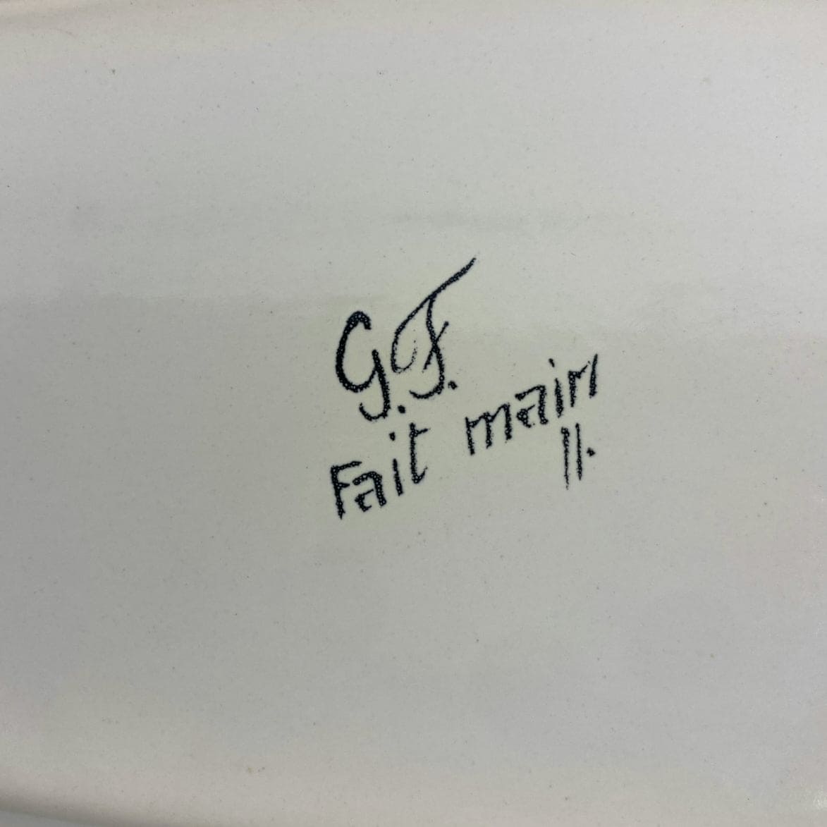 Gabriel Fourmaintraux plat a poisson en céramique