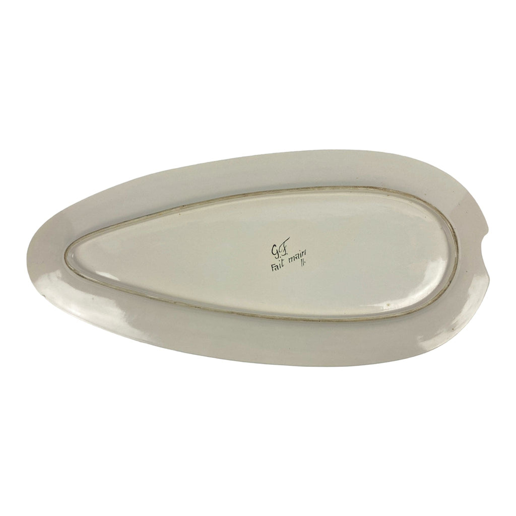 Gabriel Fourmaintraux plat a poisson en céramique