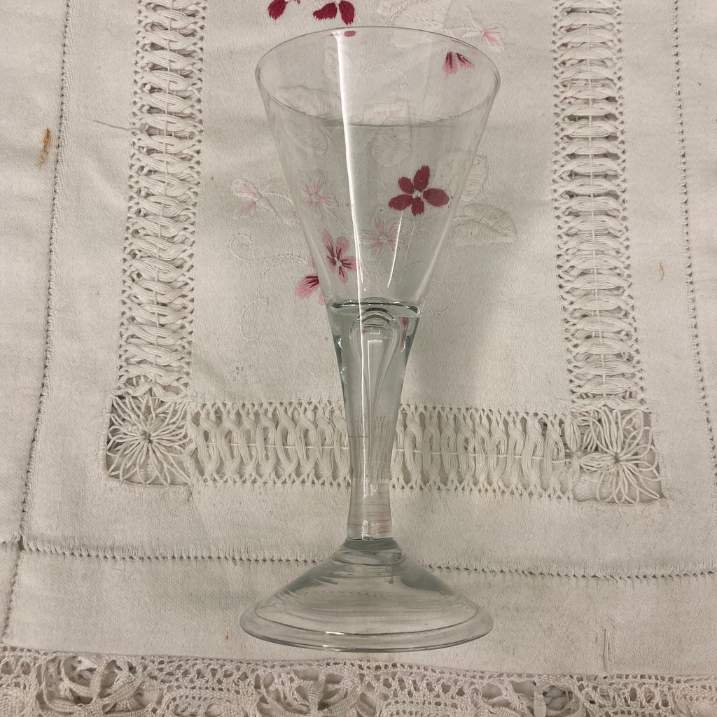 Grand verre soufflé 18eme