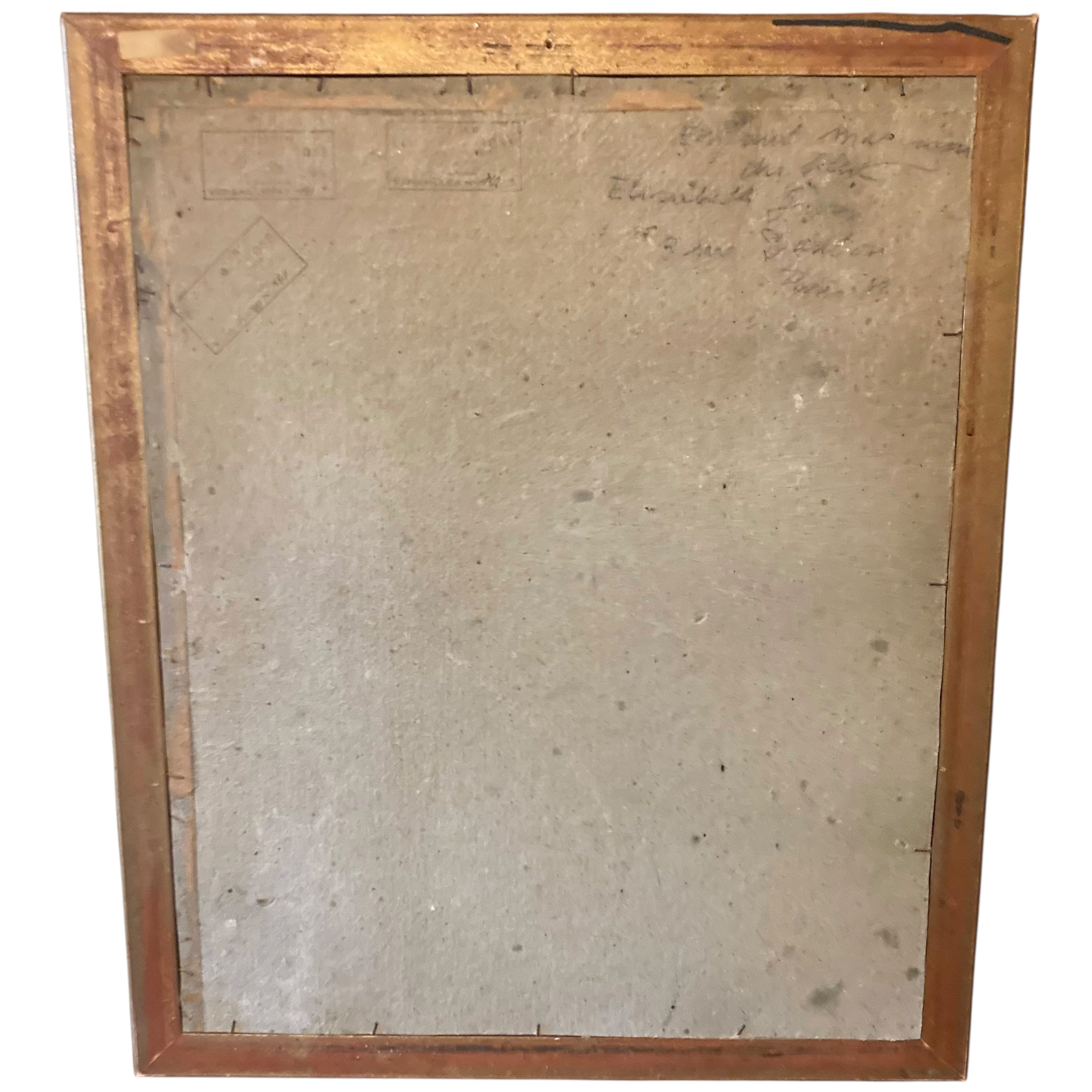 Gross Elisabeth ancien pastel Jeune Femme  