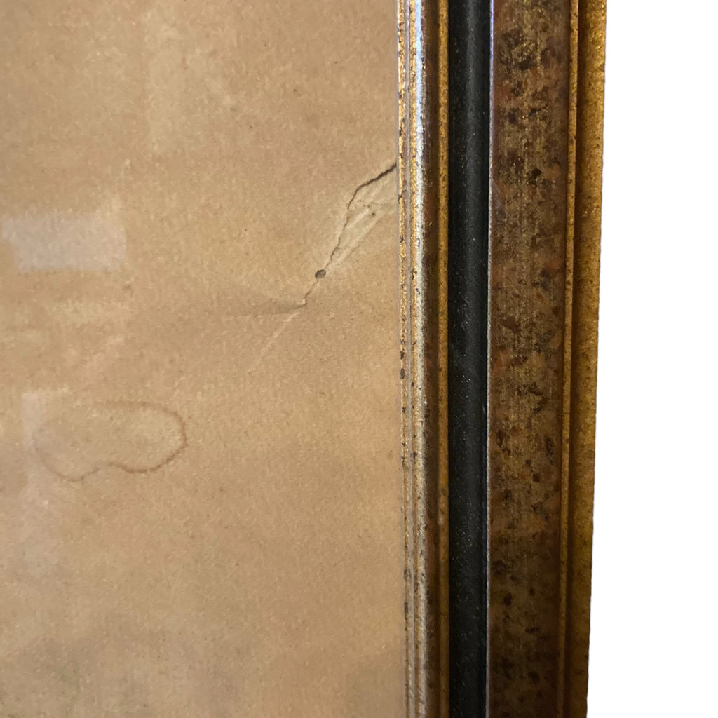 Gross Elisabeth ancien pastel Jeune Femme  