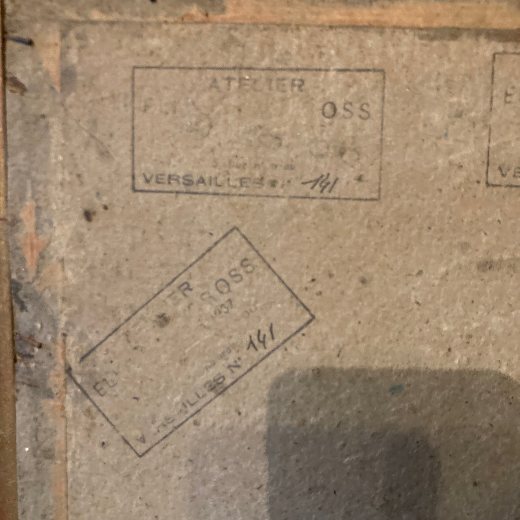 Gross Elisabeth ancien pastel Jeune Femme  