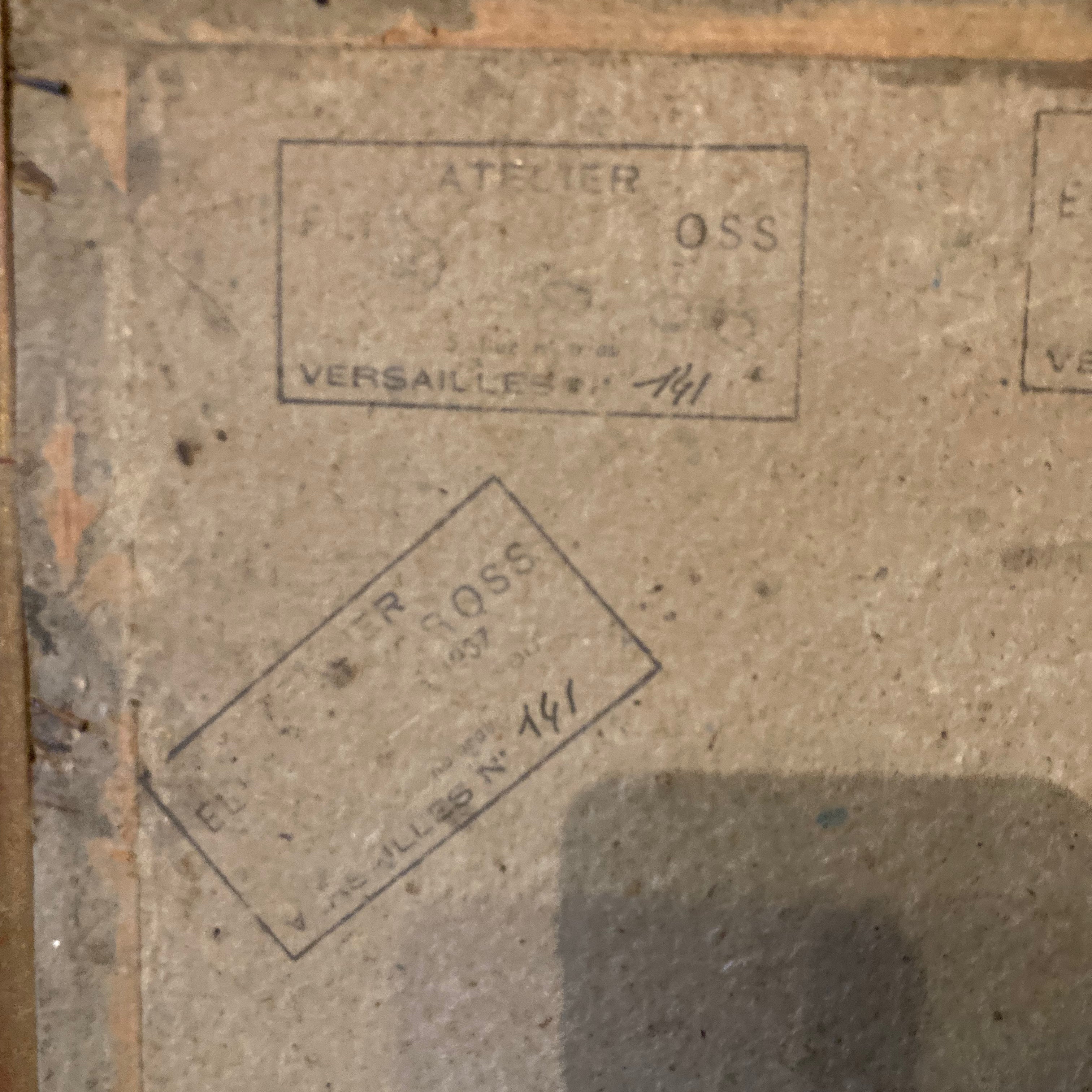 Gross Elisabeth ancien pastel Jeune Femme  