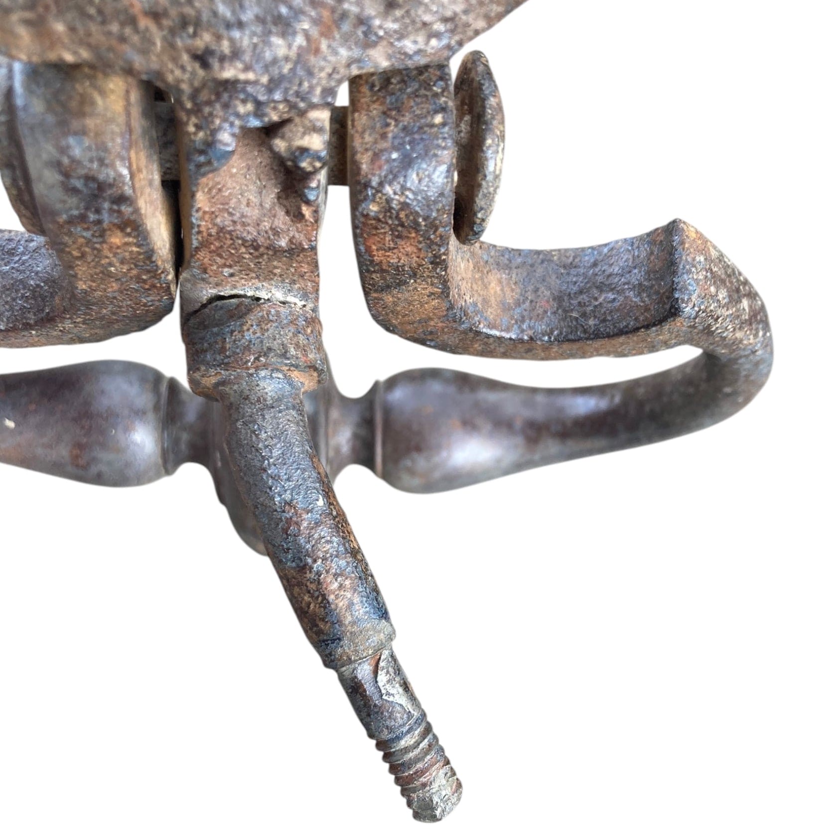 Marteau de porte Heurtoir fer forgé coquille Saint Jacques