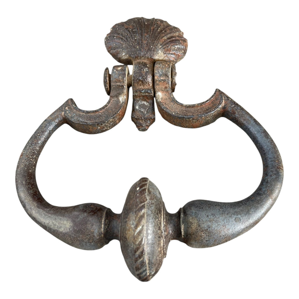 Marteau de porte Heurtoir fer forgé coquille Saint Jacques