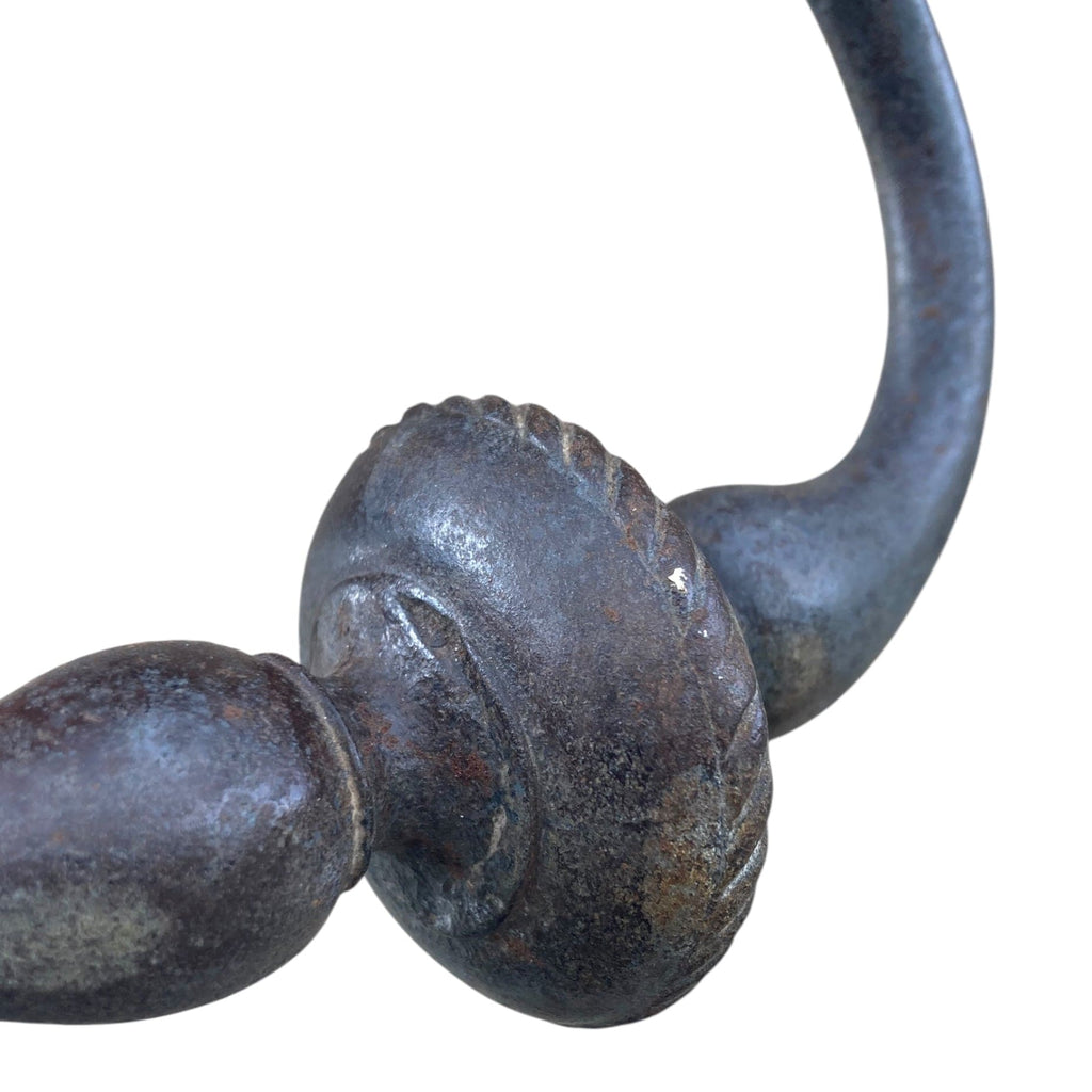 Marteau de porte Heurtoir fer forgé coquille Saint Jacques