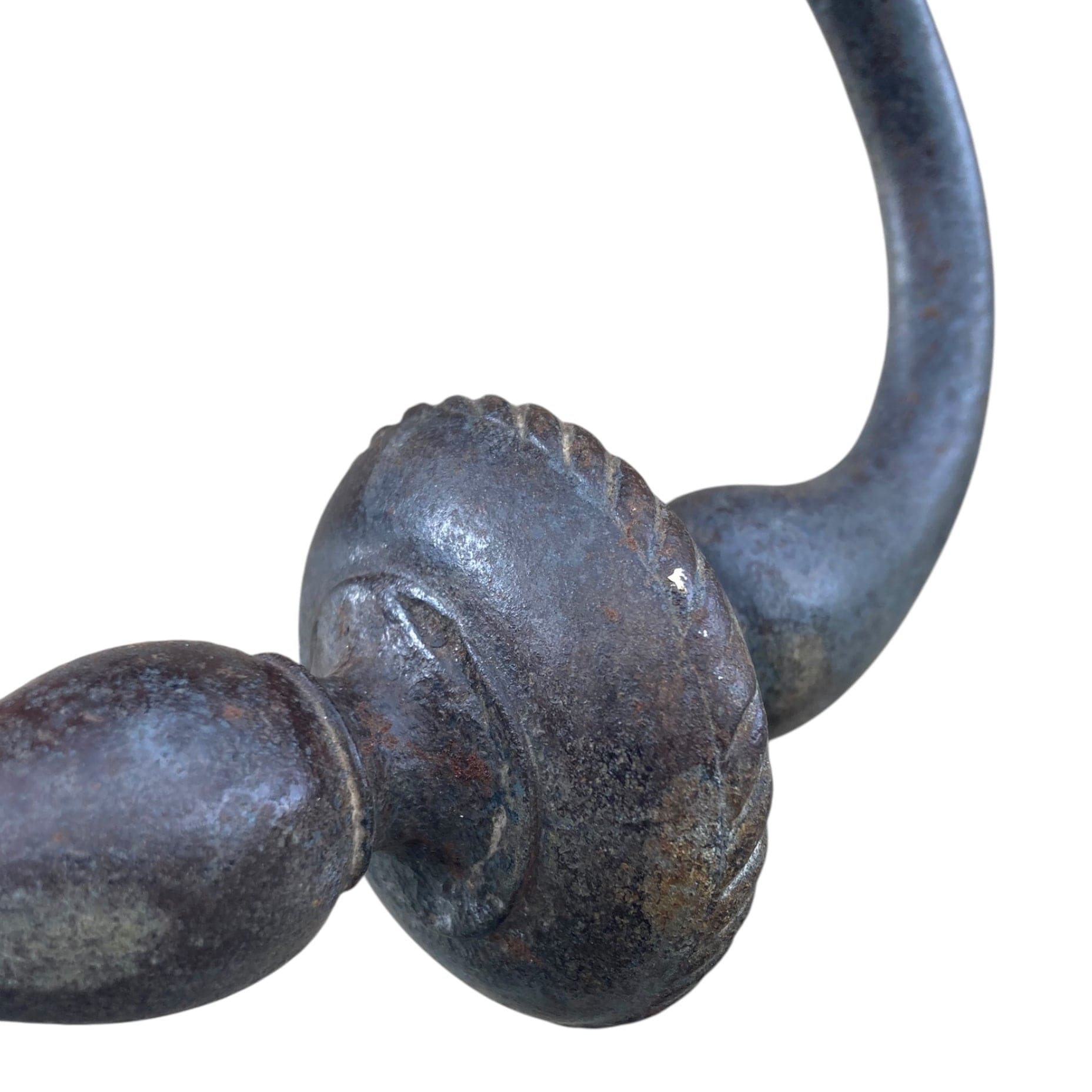 Marteau de porte Heurtoir fer forgé coquille Saint Jacques