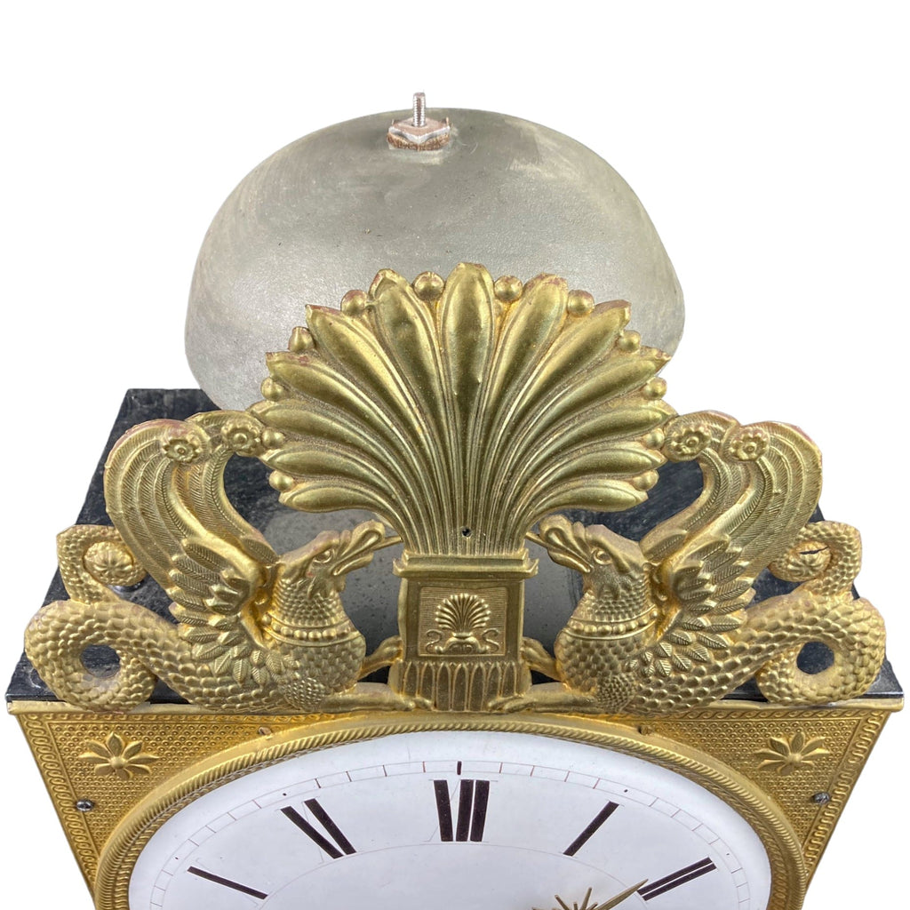 Mouvement mensuel horloge comtoise XIXe.