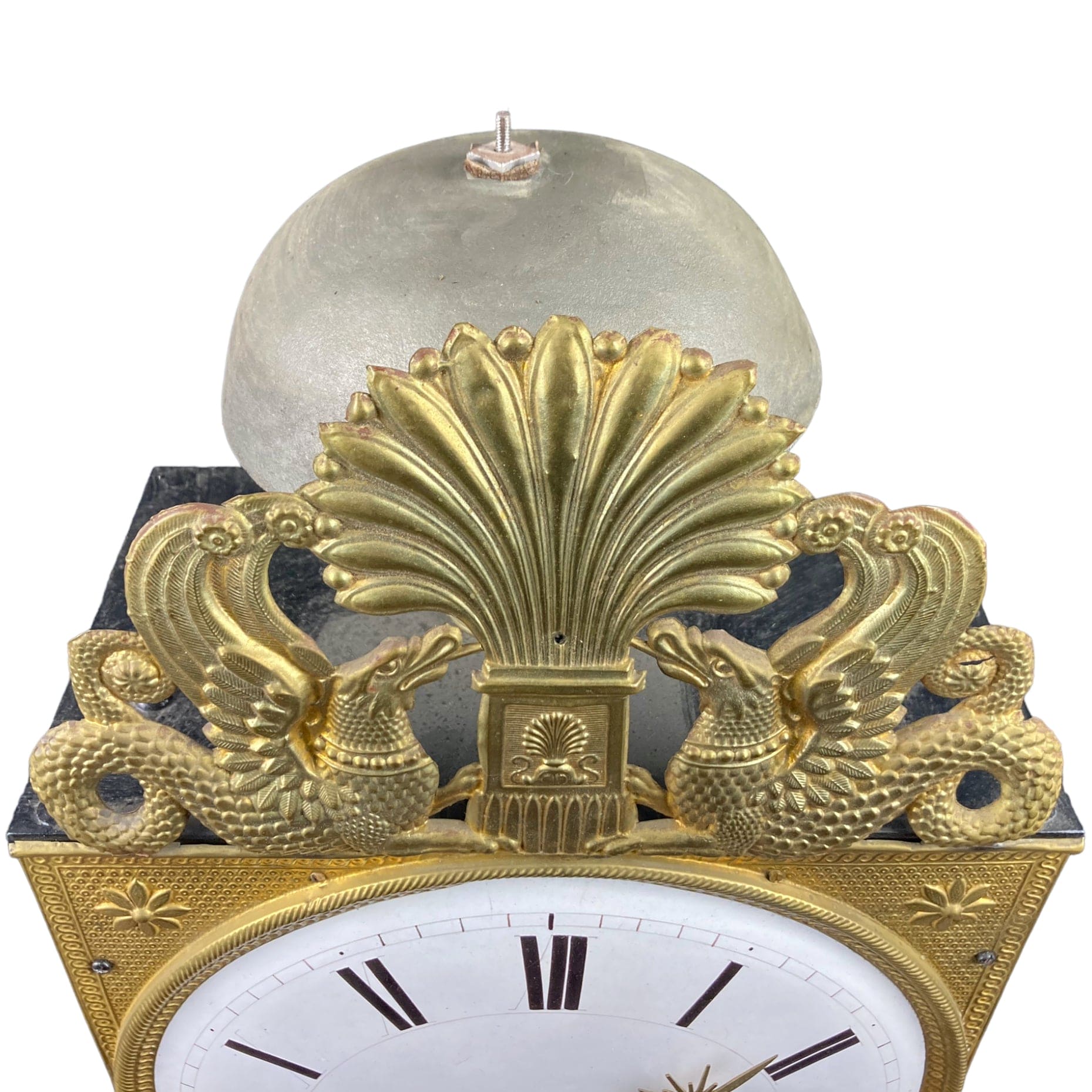 Mouvement mensuel horloge comtoise XIXe.