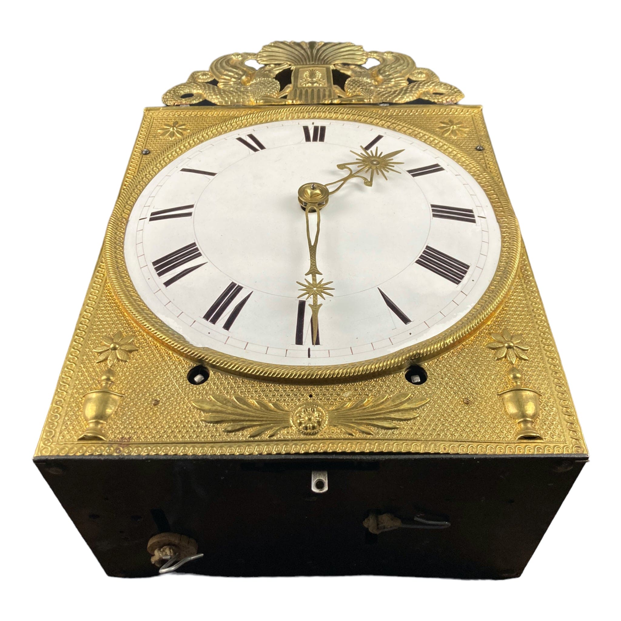 Mouvement mensuel horloge comtoise XIXe.