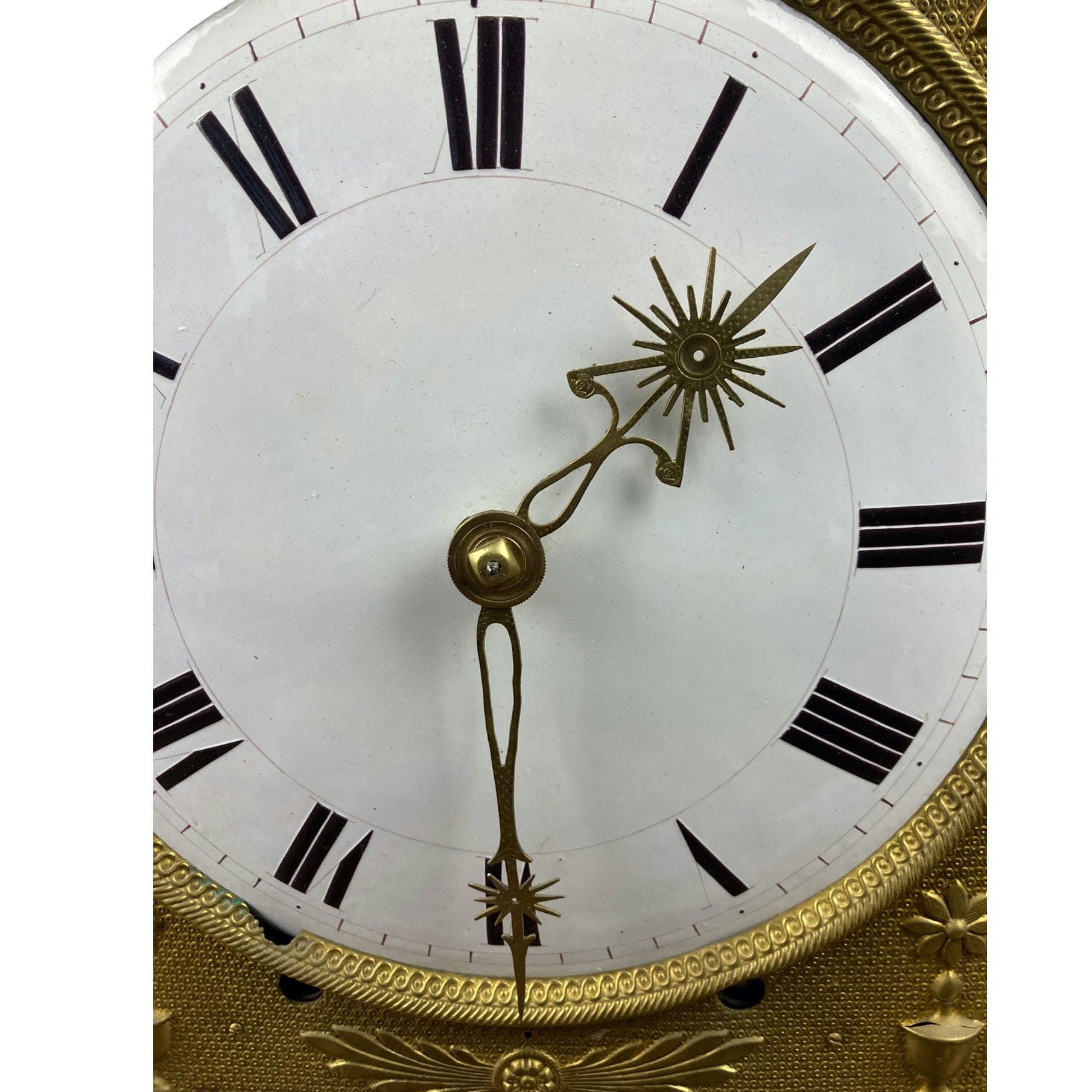 Mouvement mensuel horloge comtoise XIXe.