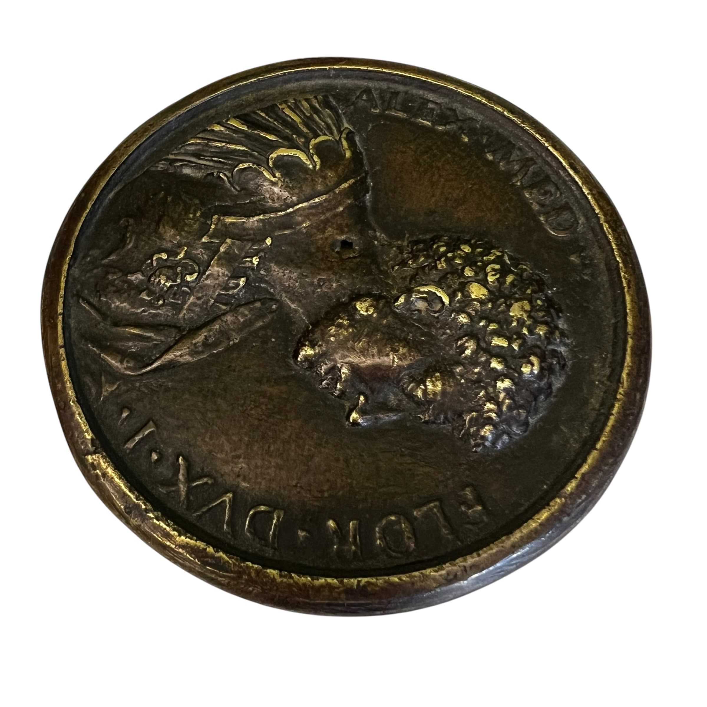 médaille bronze d' Alexandre de Médicis par Antonio Selvi
