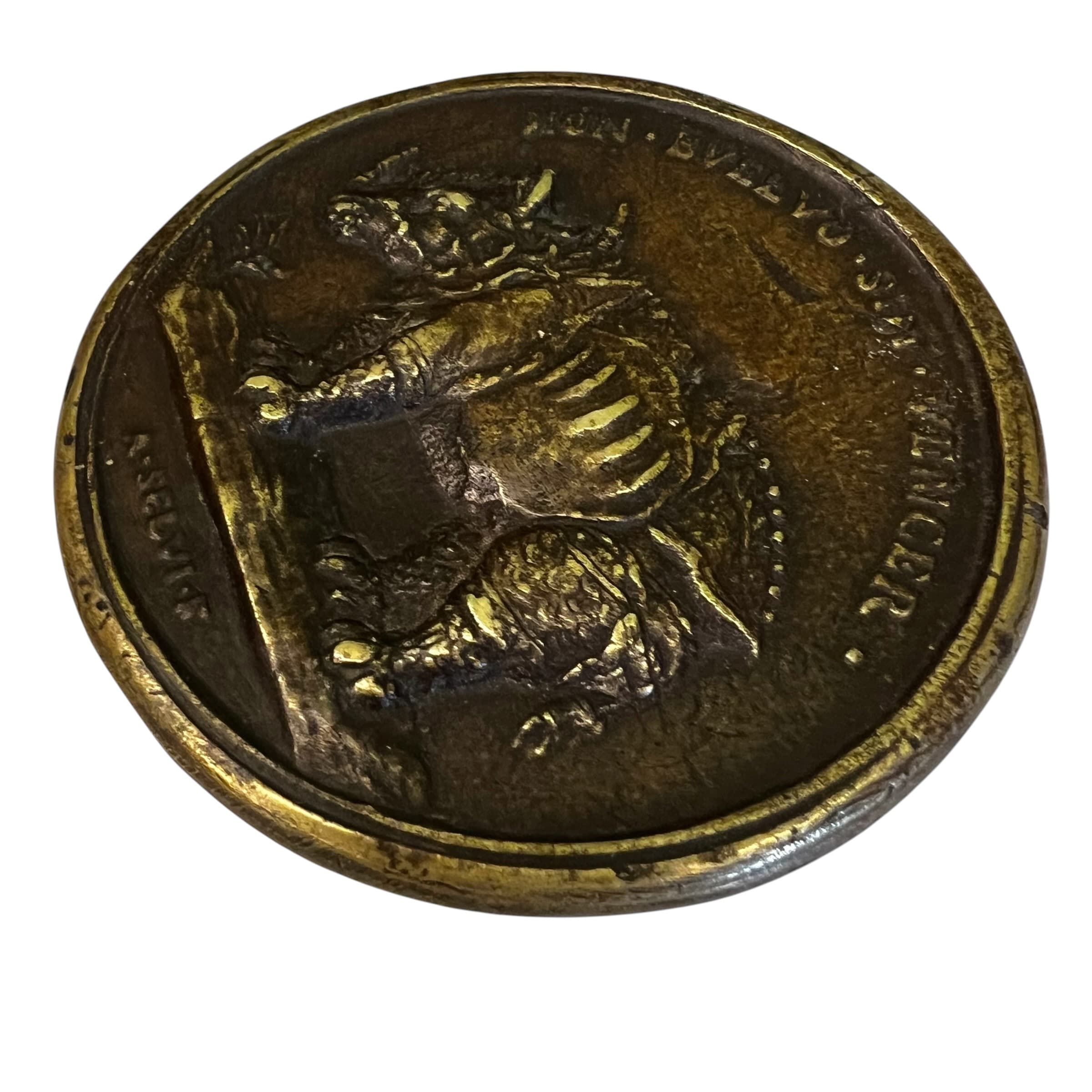 médaille bronze d' Alexandre de Médicis par Antonio Selvi