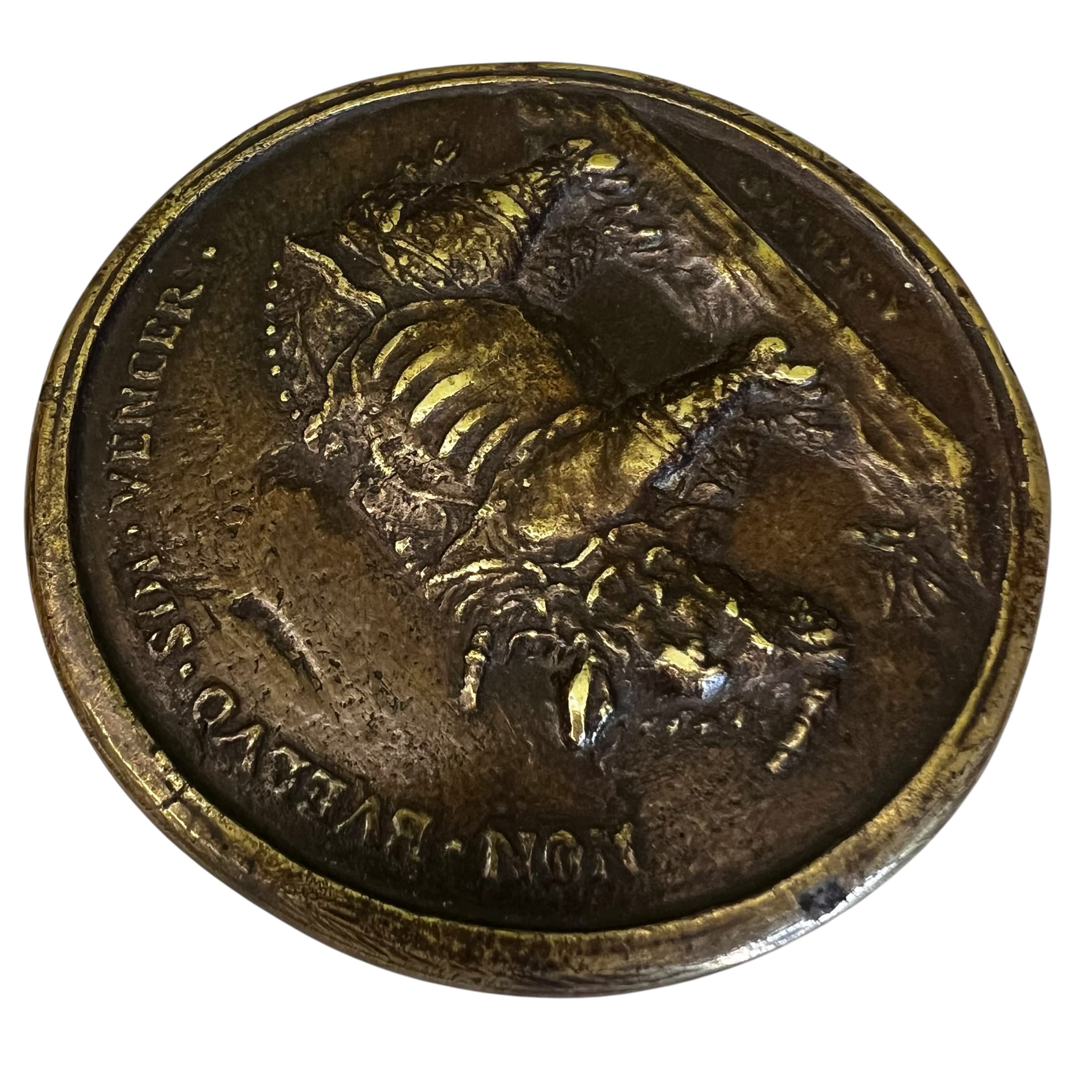 médaille bronze d' Alexandre de Médicis par Antonio Selvi