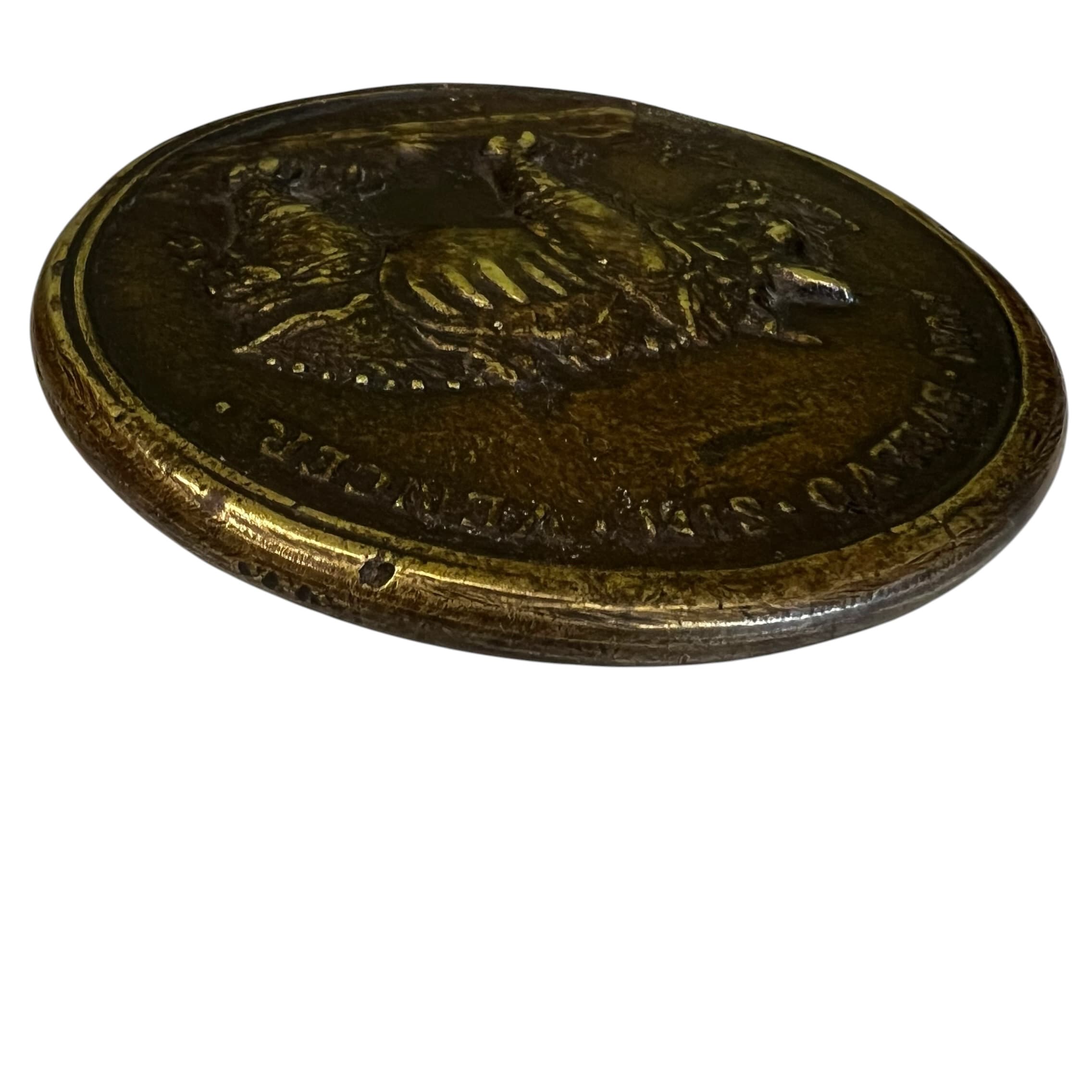 médaille bronze d' Alexandre de Médicis par Antonio Selvi