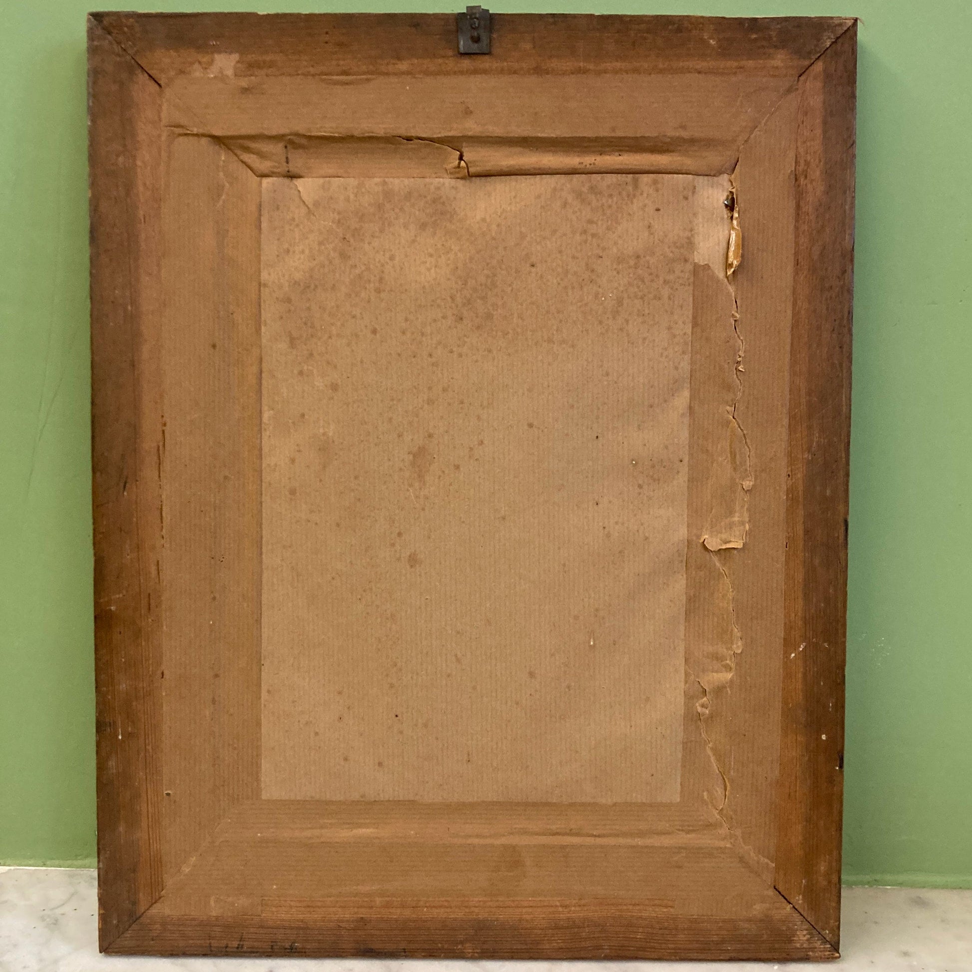 Médaille commémorative et diplôme de la compagne d' Italie. 1859. Dans un cadre en pitchpin.