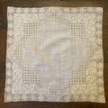 mouchoir ancien broderie 
