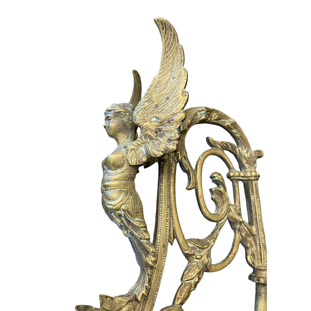 paire appliques bronze décor sphinges ailées