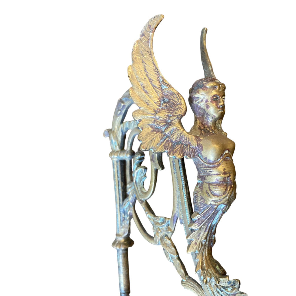 paire appliques bronze décor sphinges ailées