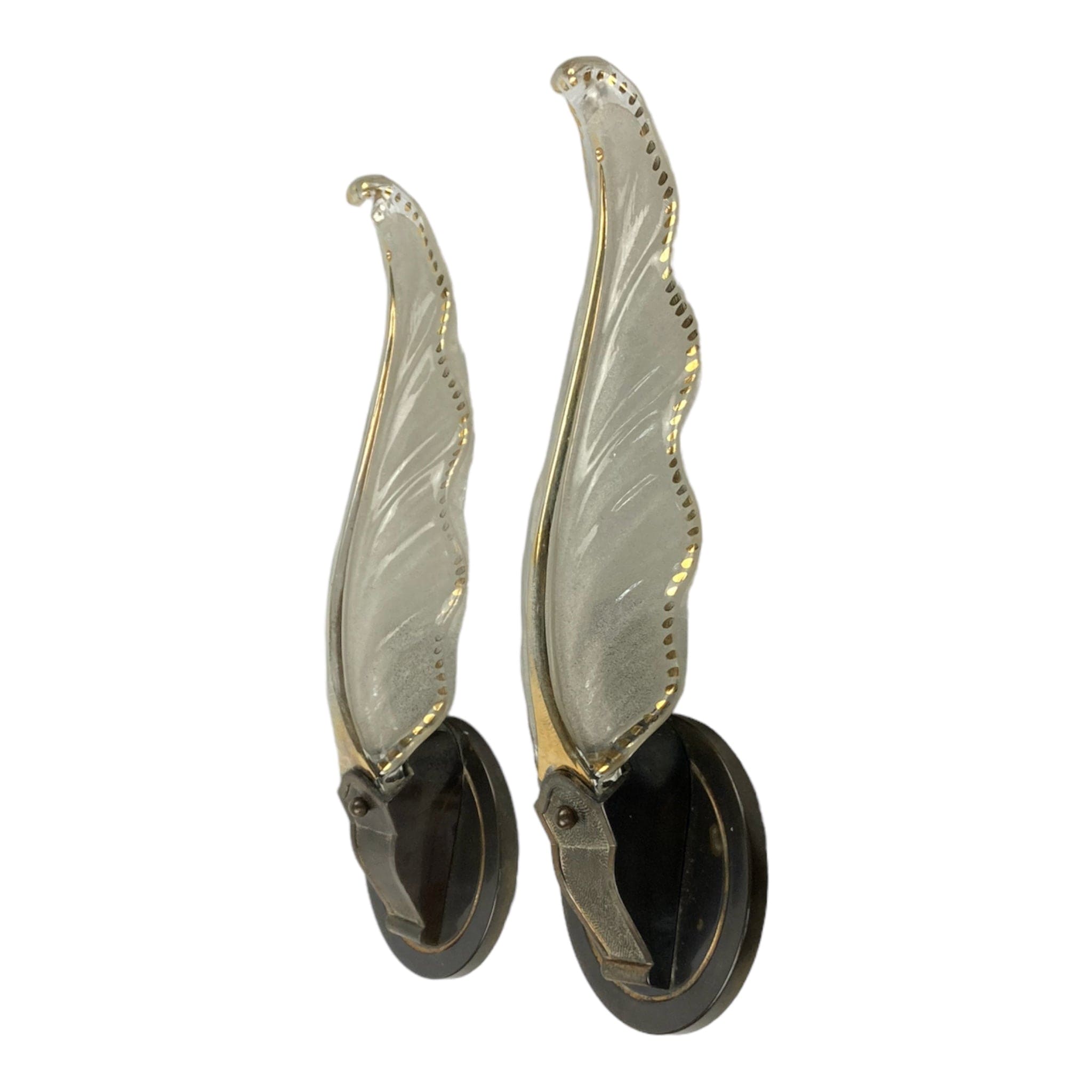 Paire appliques murales vers 1950-60