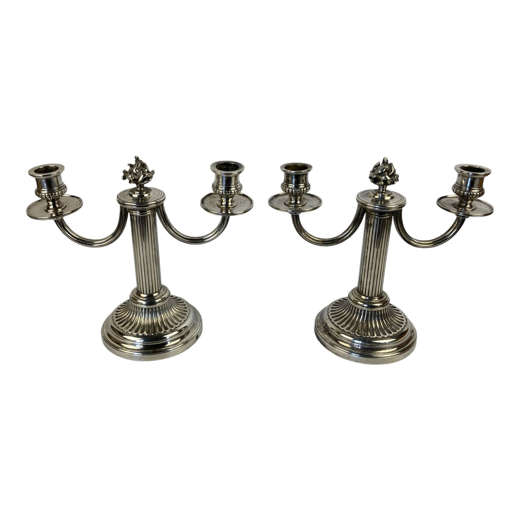 Paire de bougeoirs Christofle