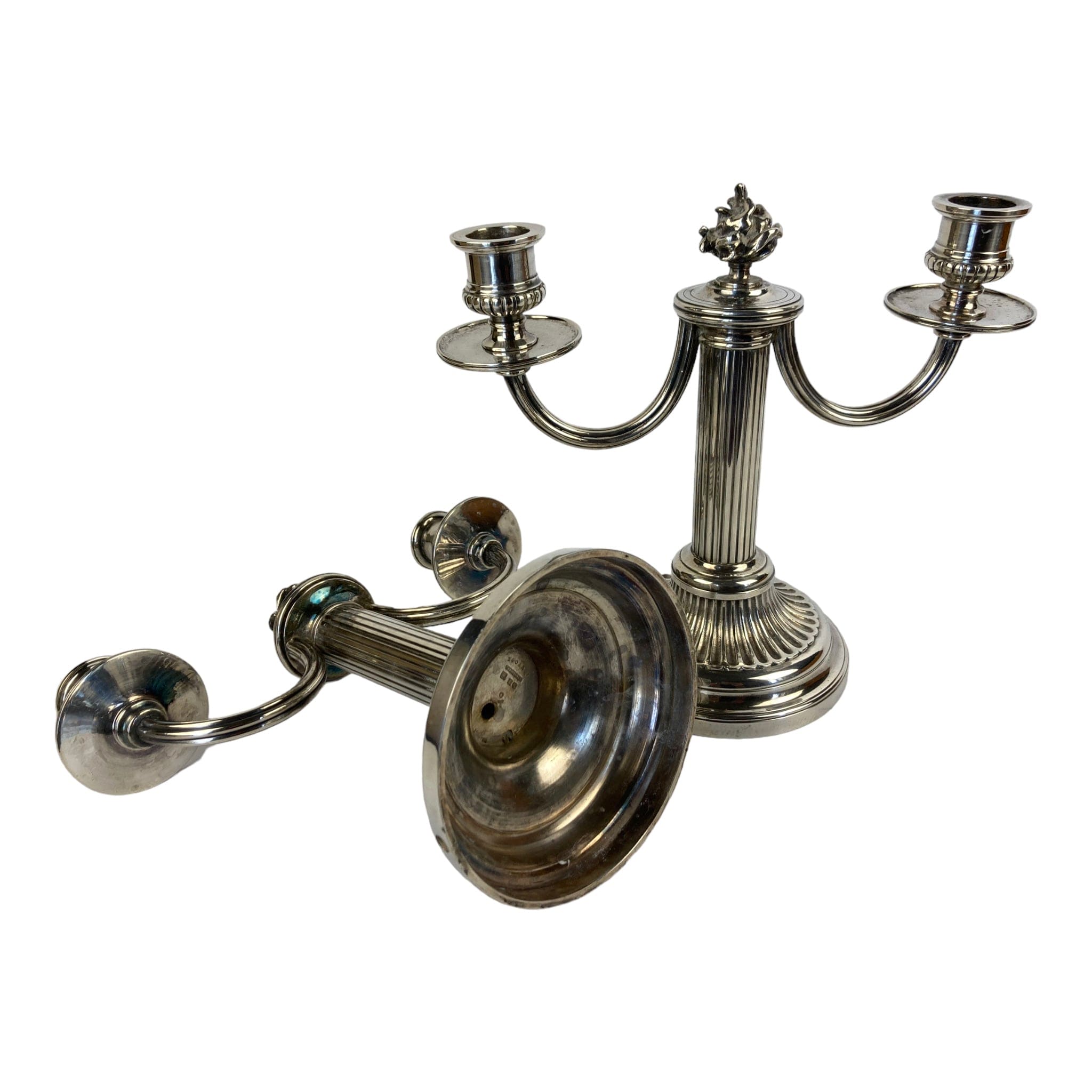 Paire de bougeoirs Christofle