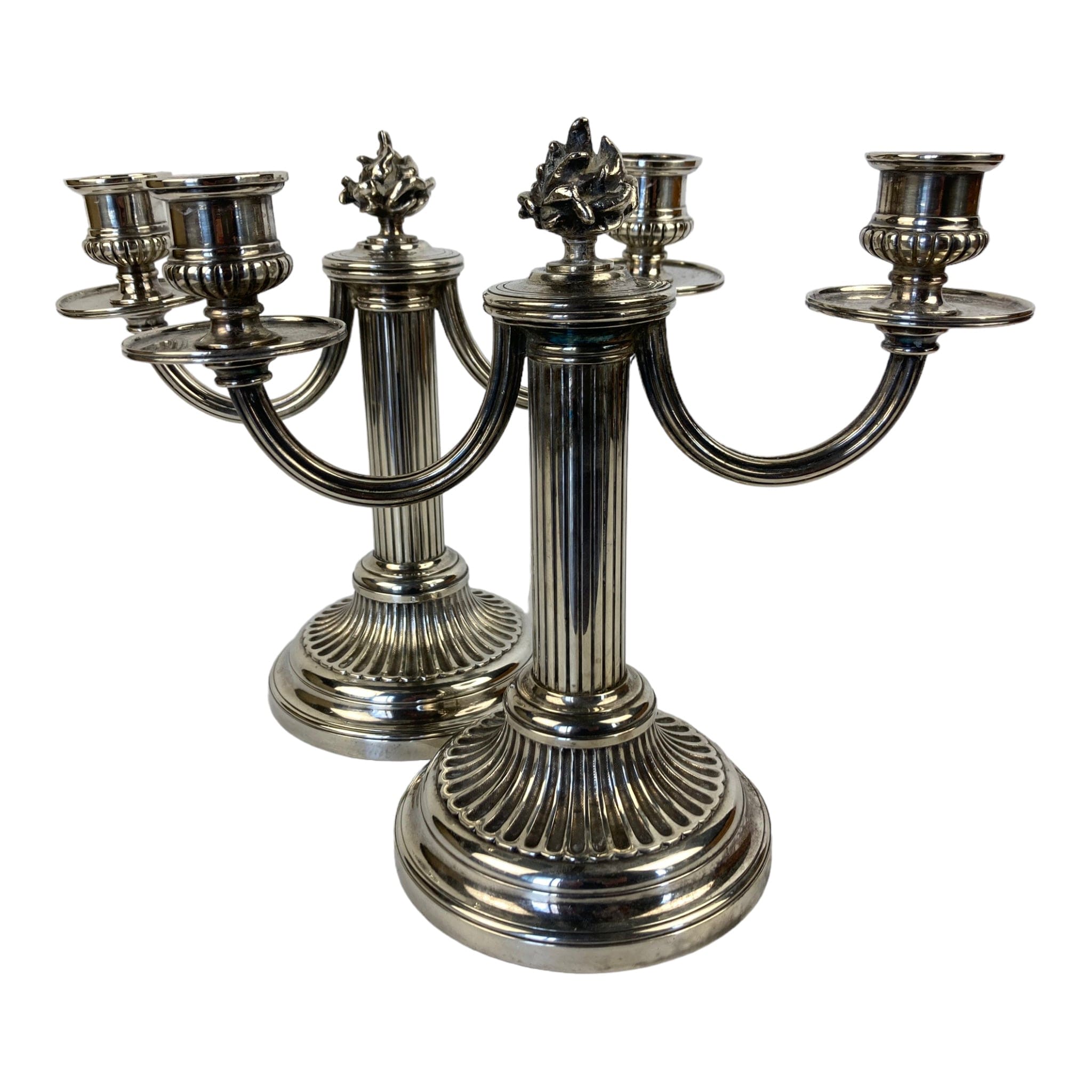 Paire de bougeoirs Christofle